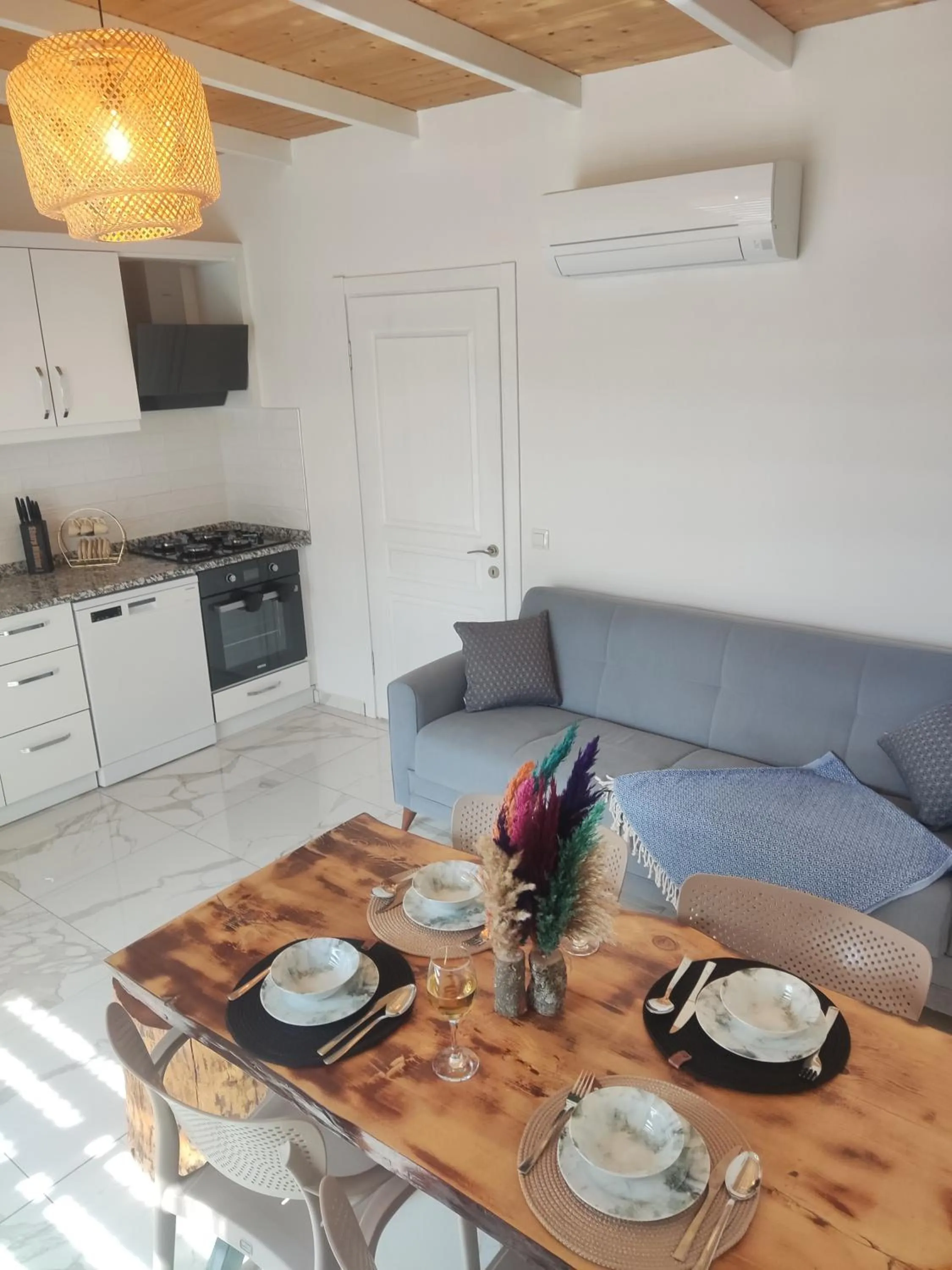 Living room in Villa Ay