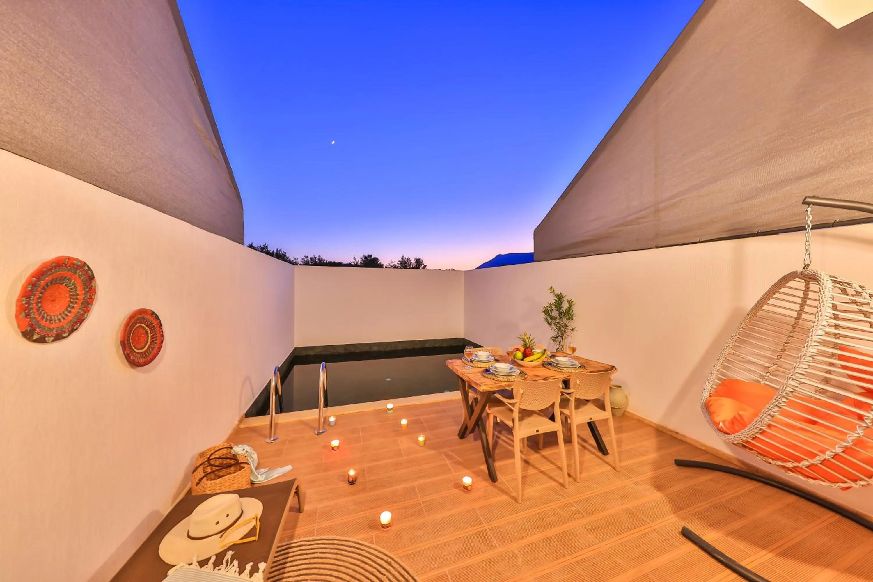 Seating area in Villa Ay