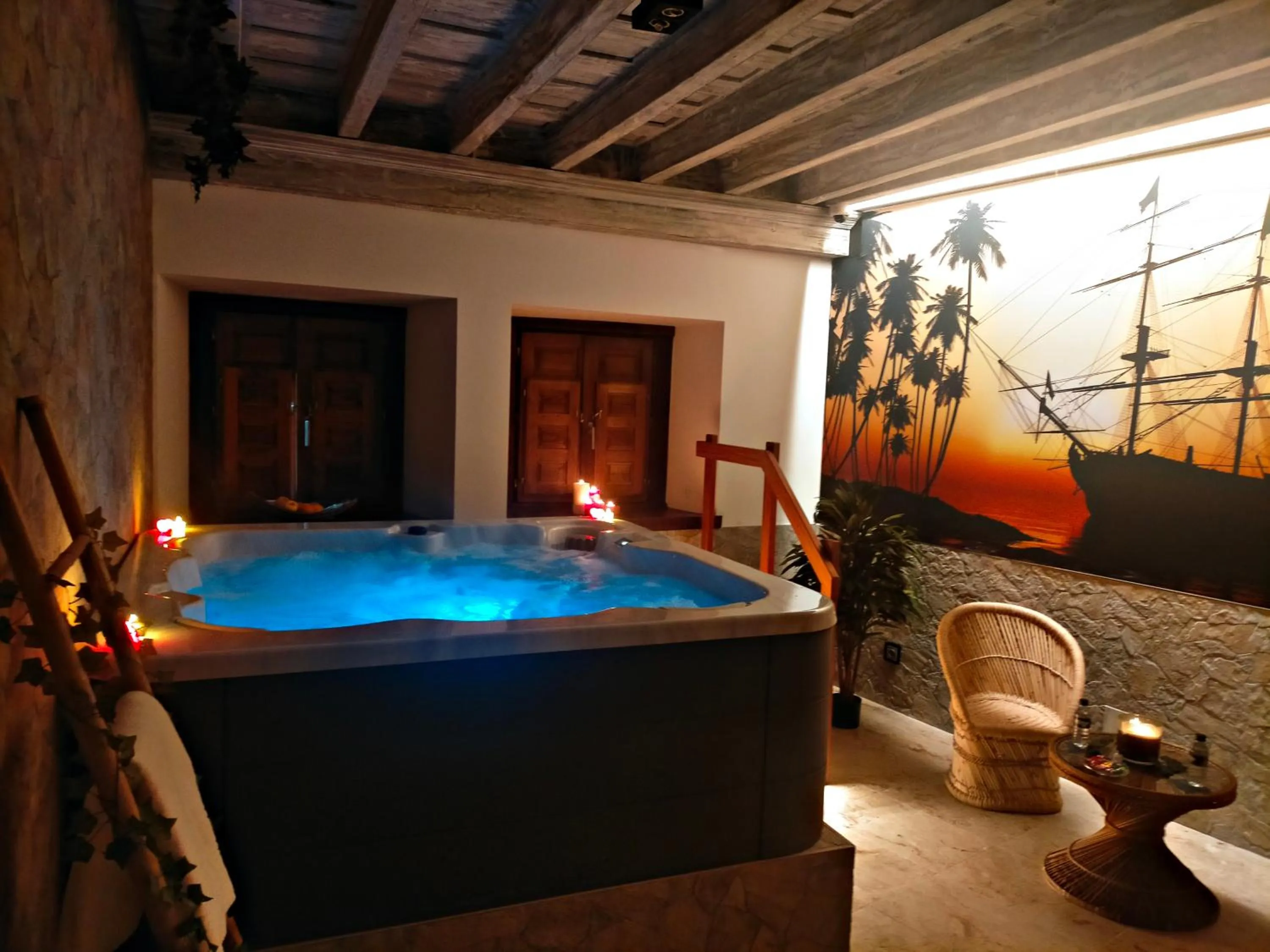 Hot Tub in Casona De La Pinta