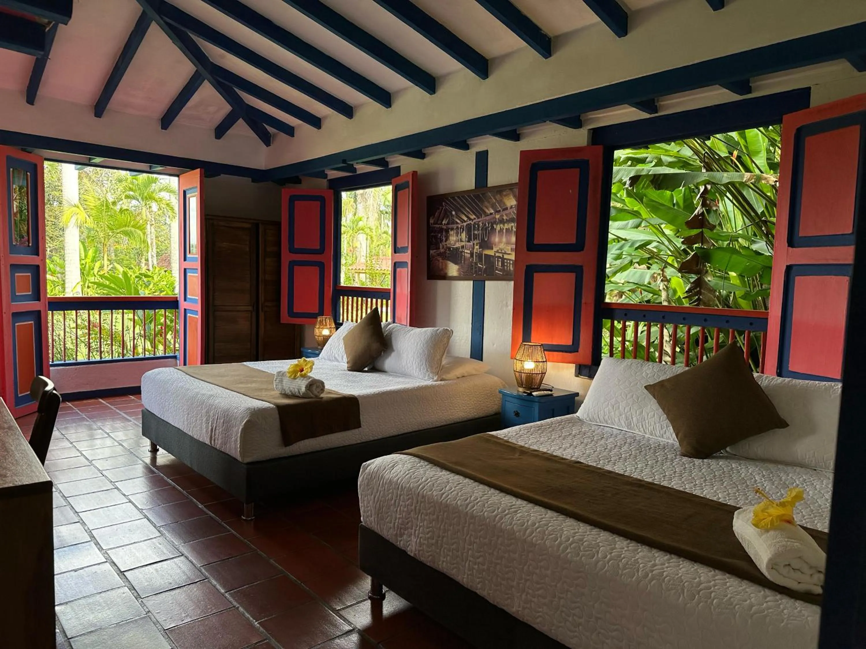 Bed in El Percal Hacienda Hotel