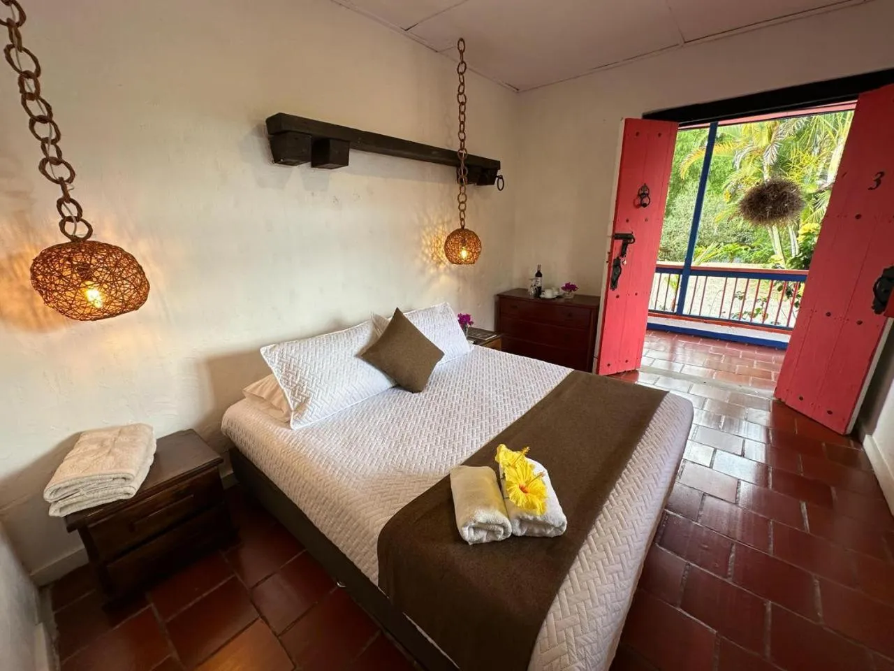 Bed in El Percal Hacienda Hotel