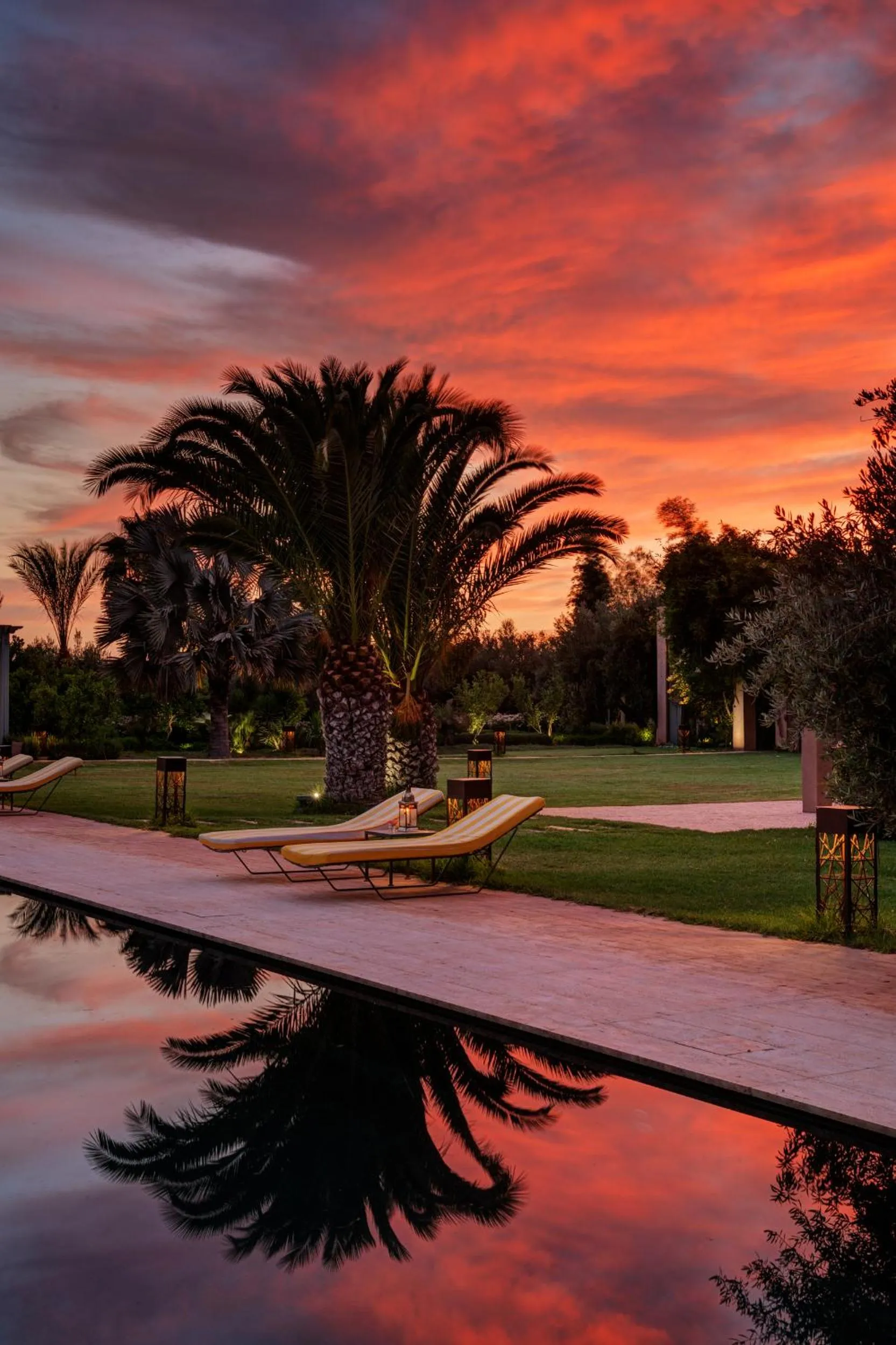 Pool view in Pavillon Terra Ababila en Exclusivité