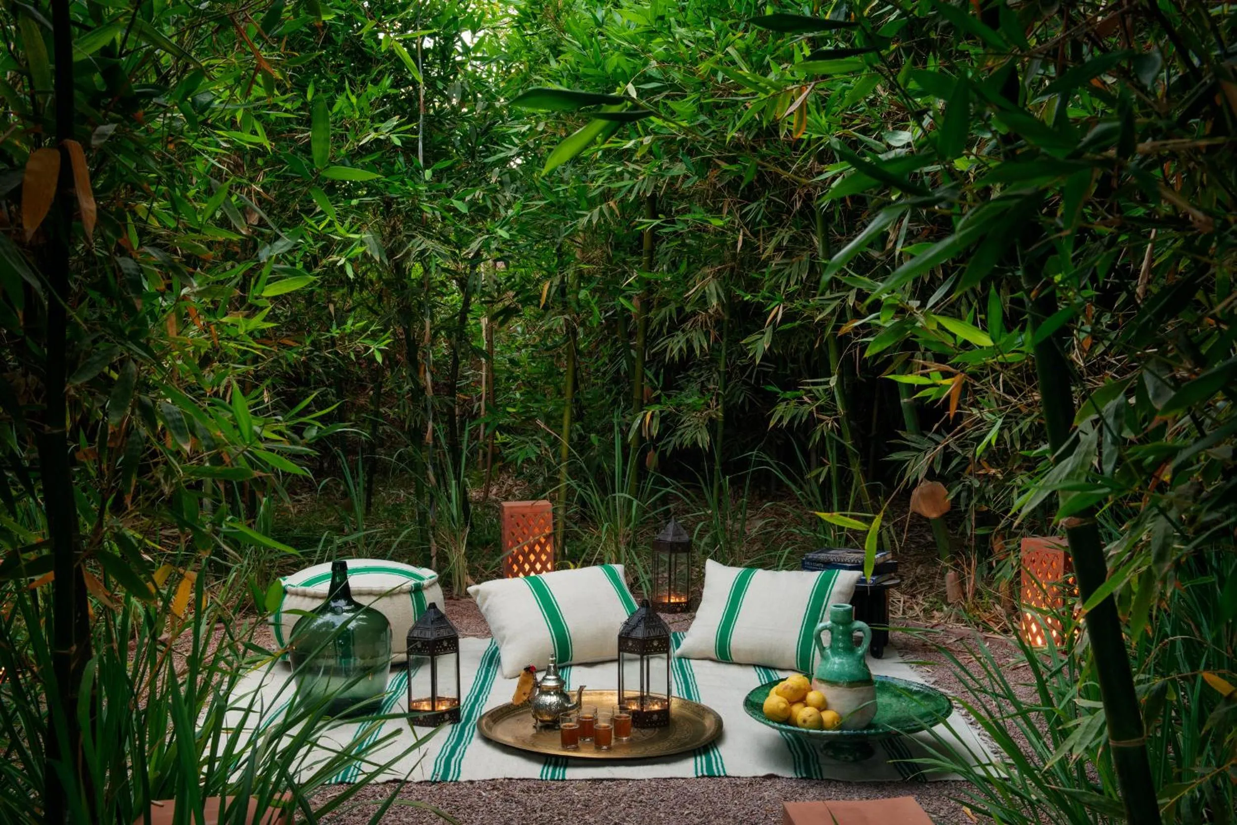 Garden in Pavillon Terra Ababila en Exclusivité