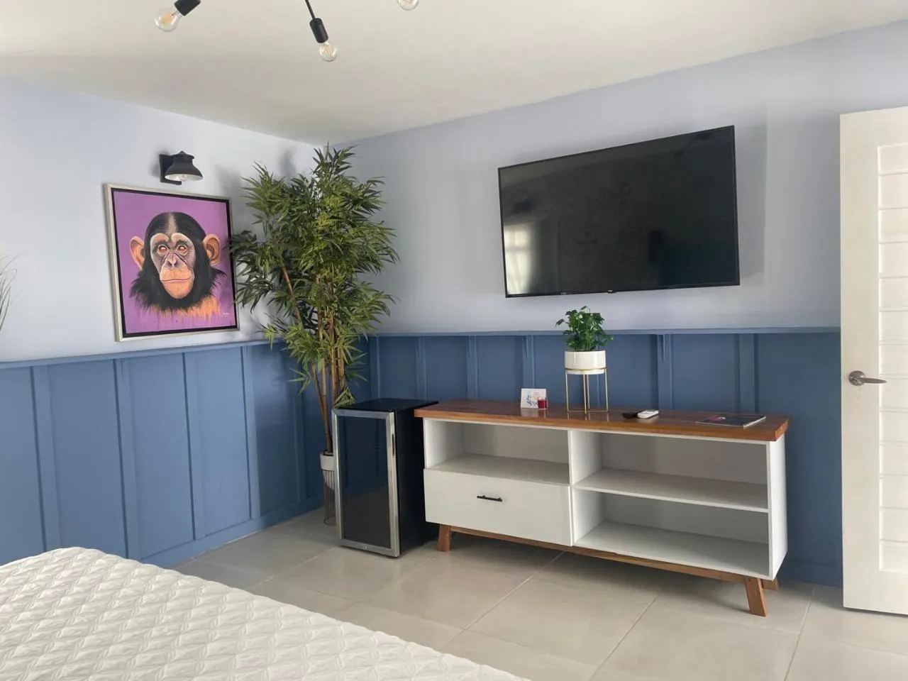 Bed in Hotel Mono Azul