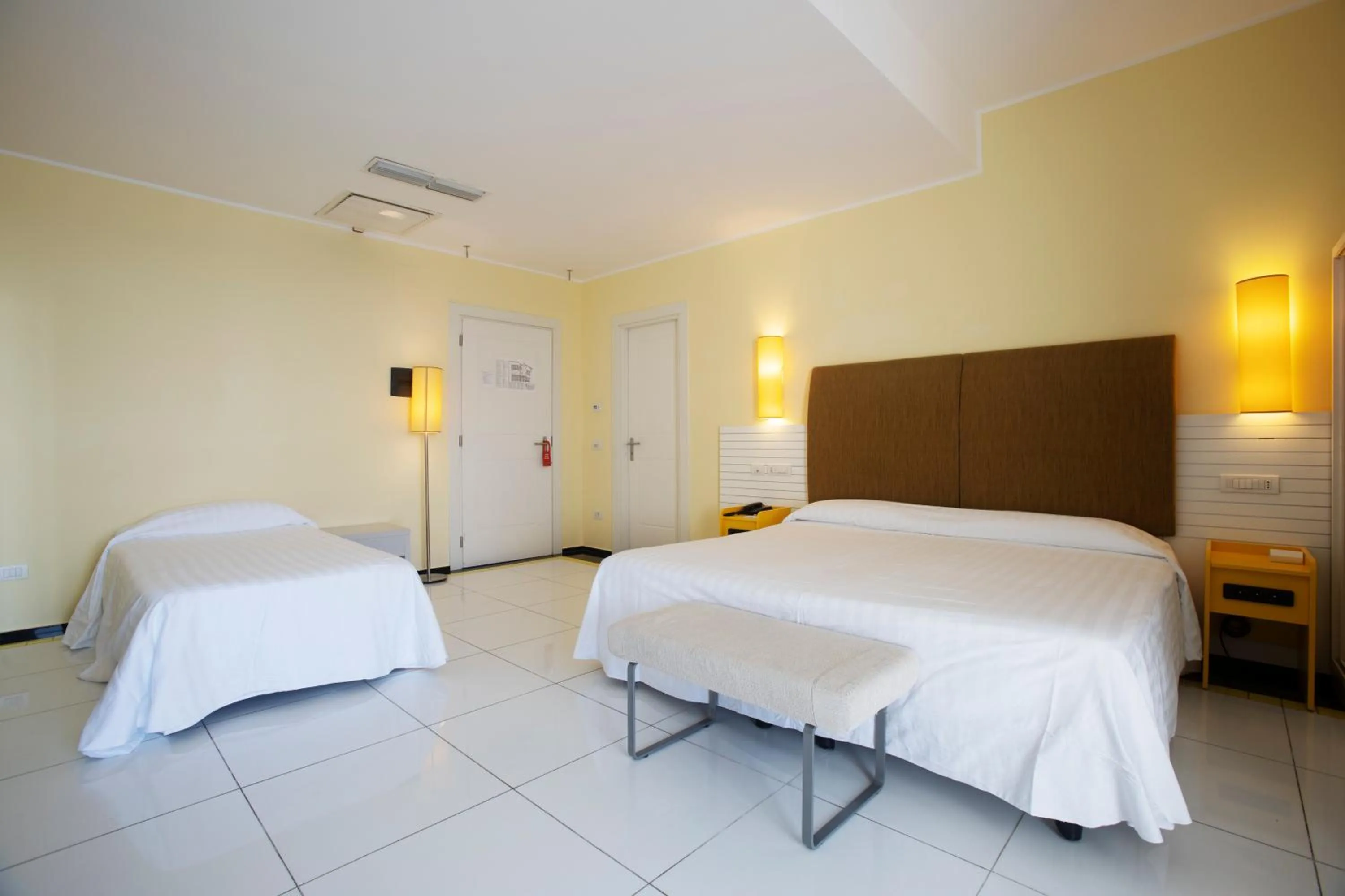 Bed in Grand Hotel Salerno