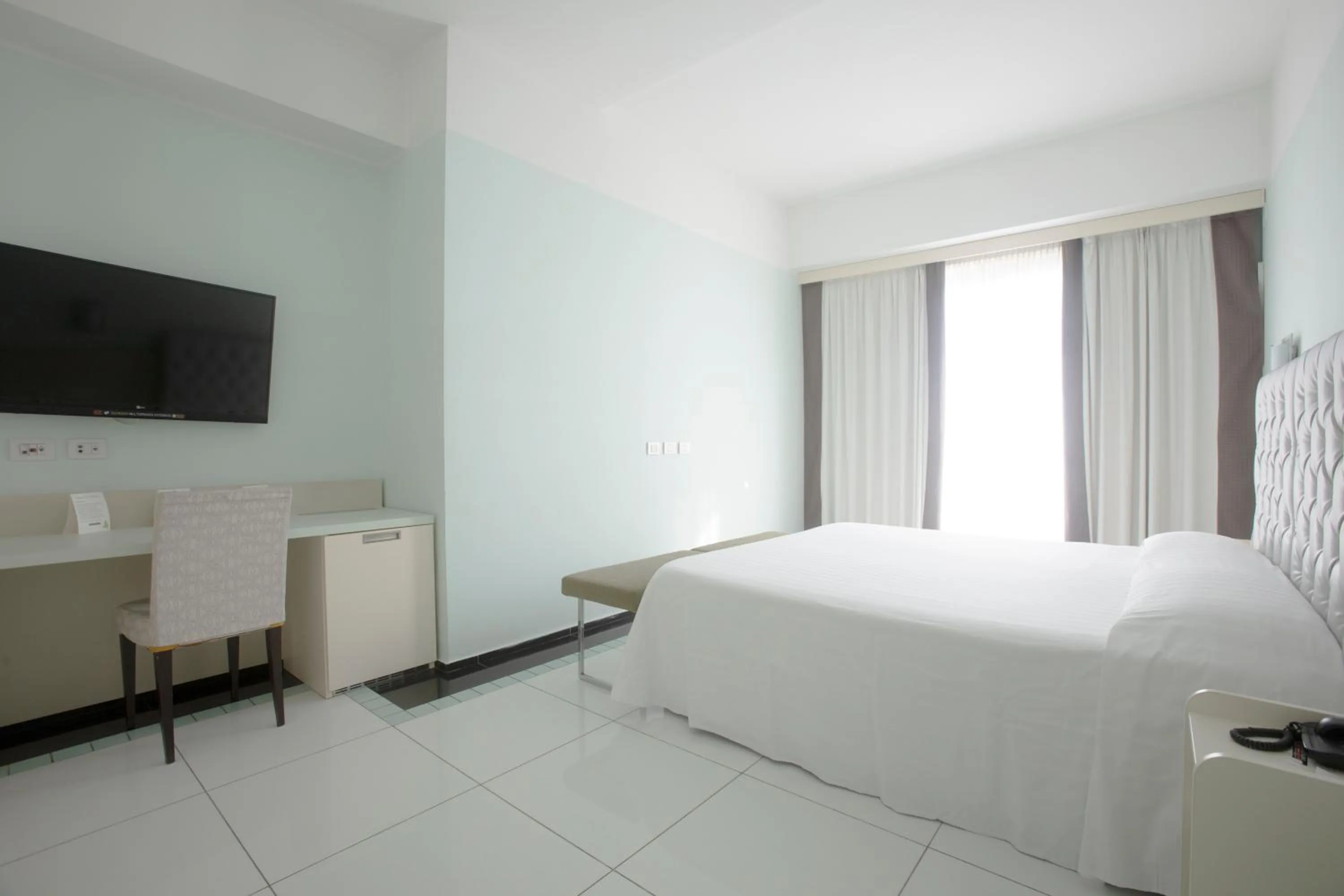 Bed in Grand Hotel Salerno