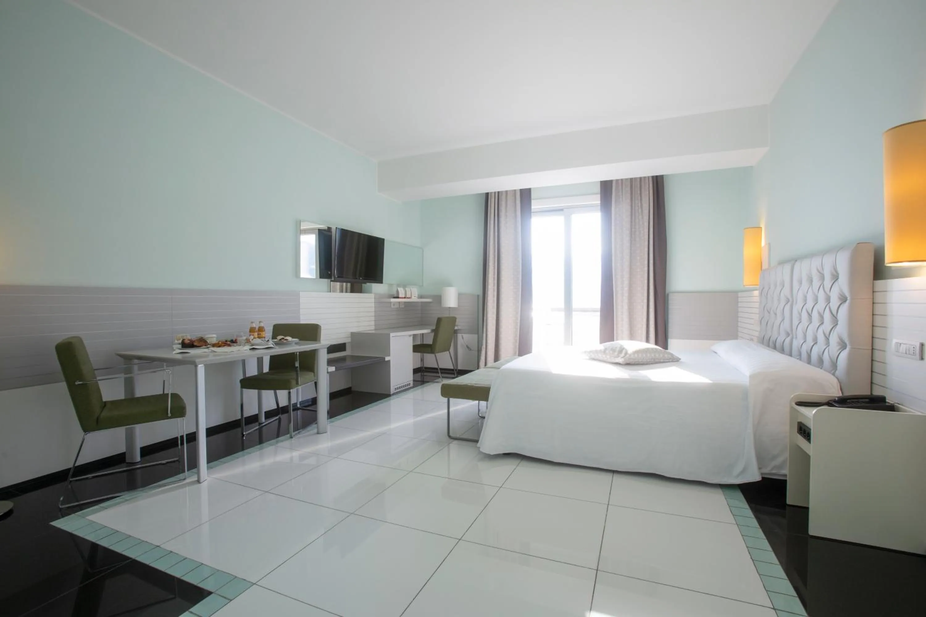 Bed in Grand Hotel Salerno