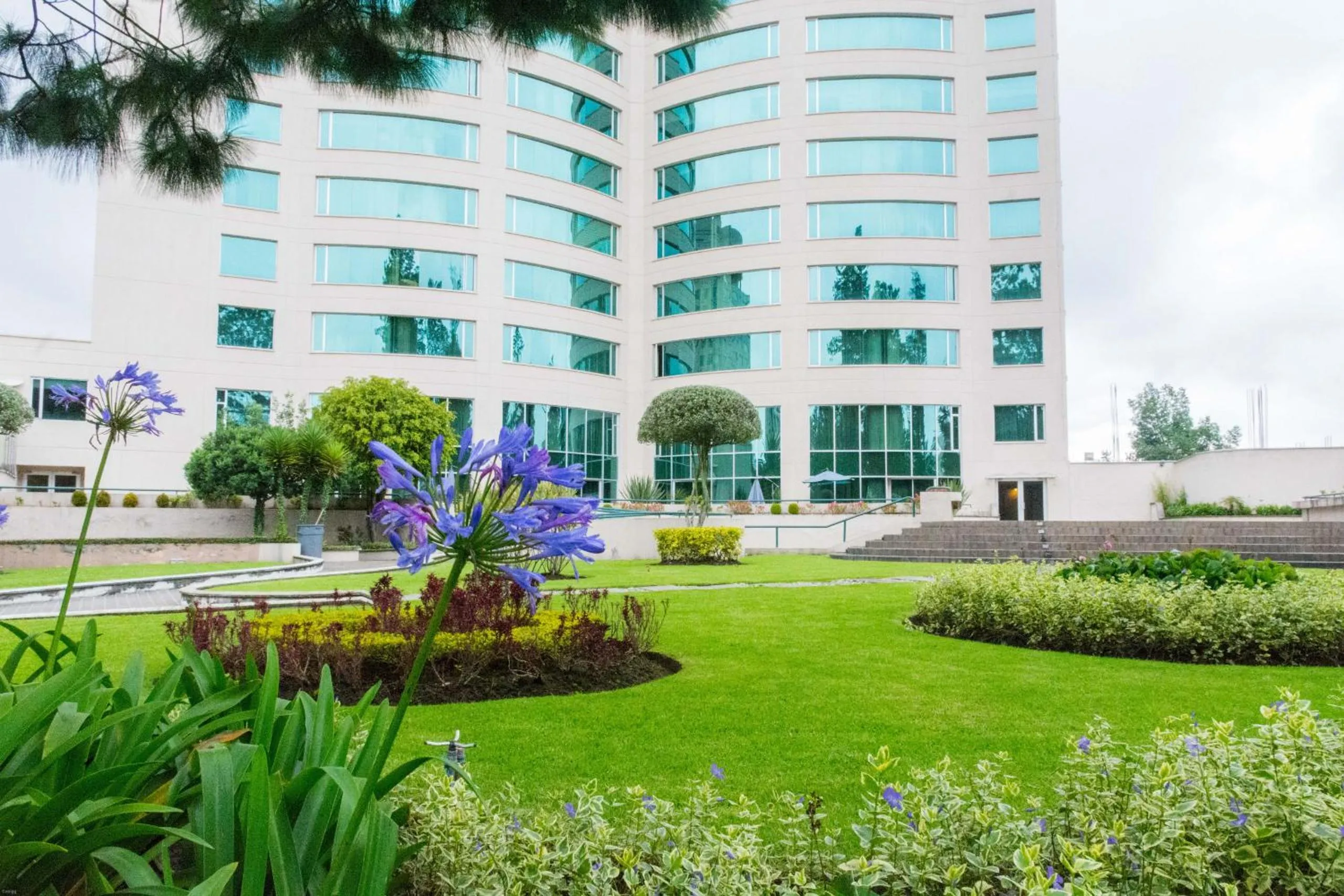 Patio in Aparta Hotel Torres de Suites