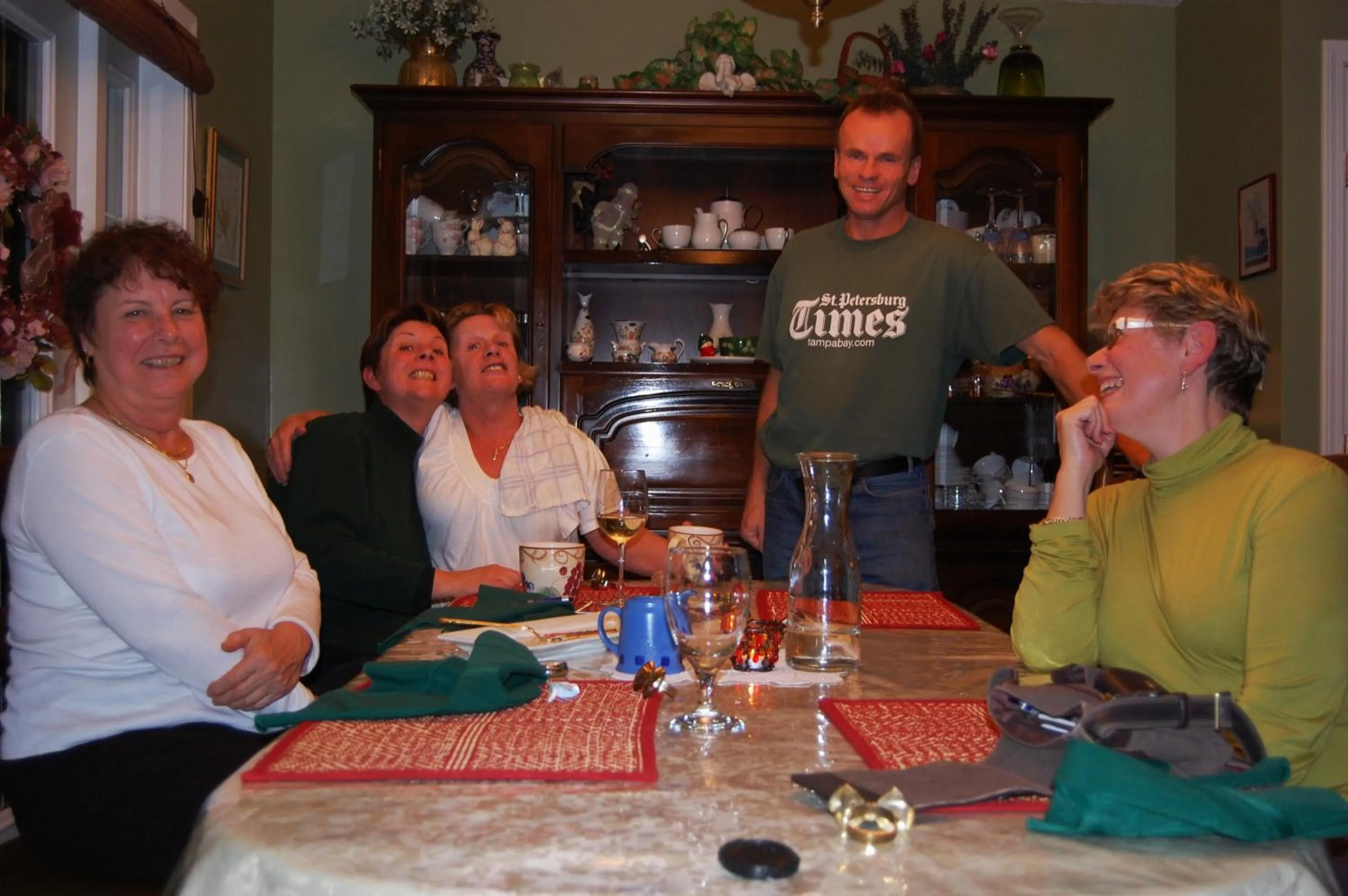 group of guests in The Grateful Bed B'n'B