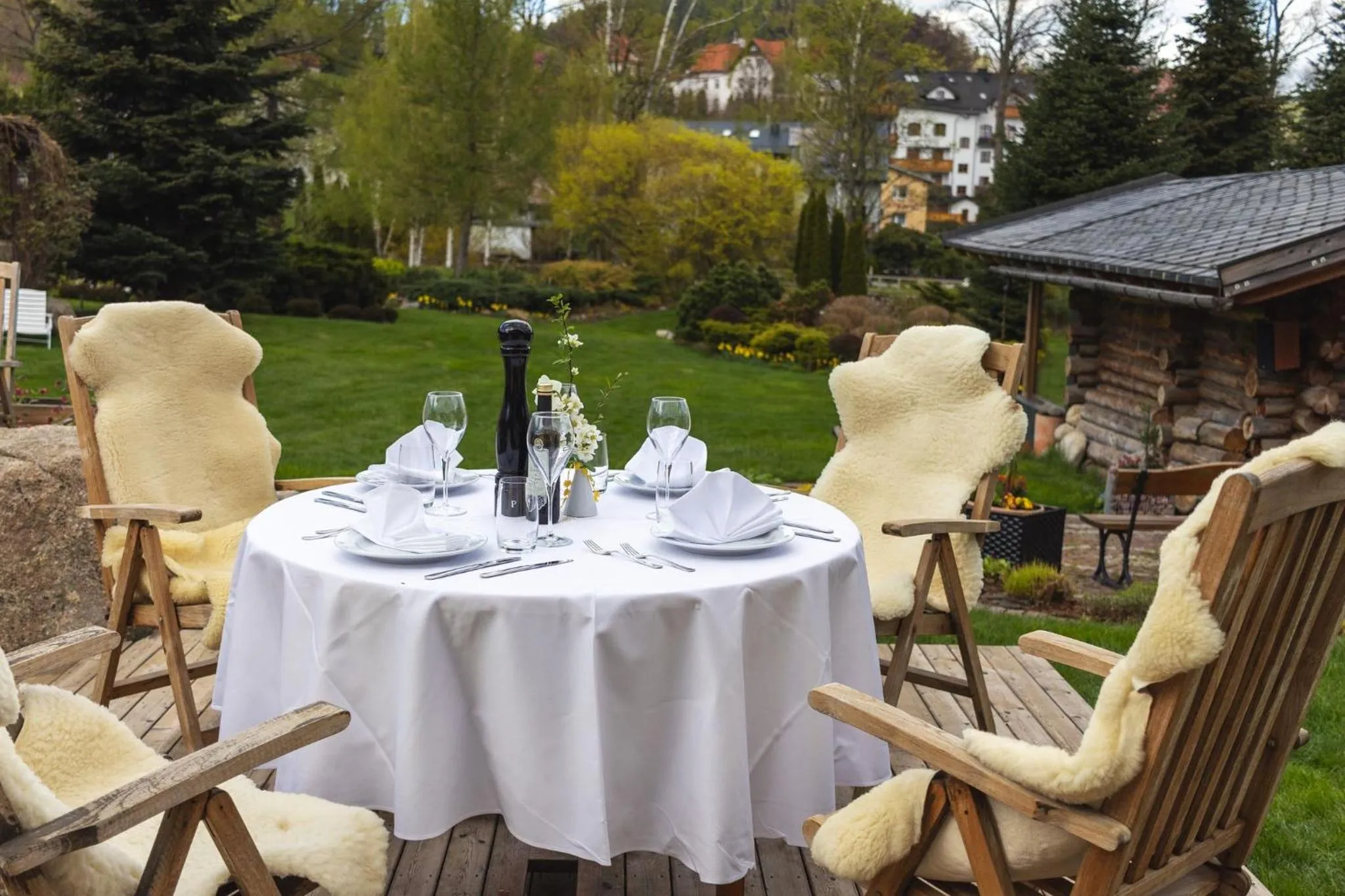 Patio in Alpejski Boutique Hotel