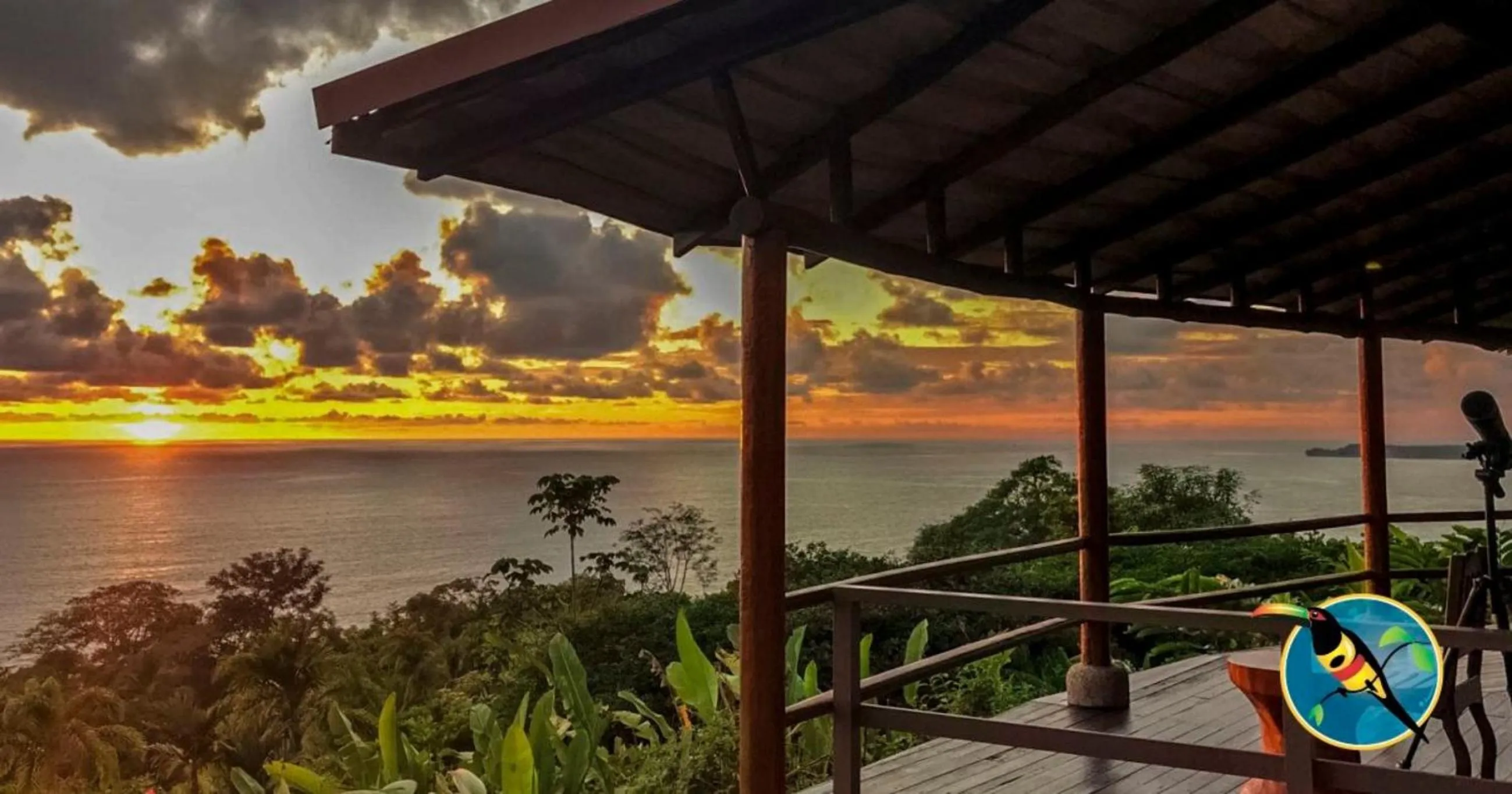 Sunset in La Cusinga Lodge