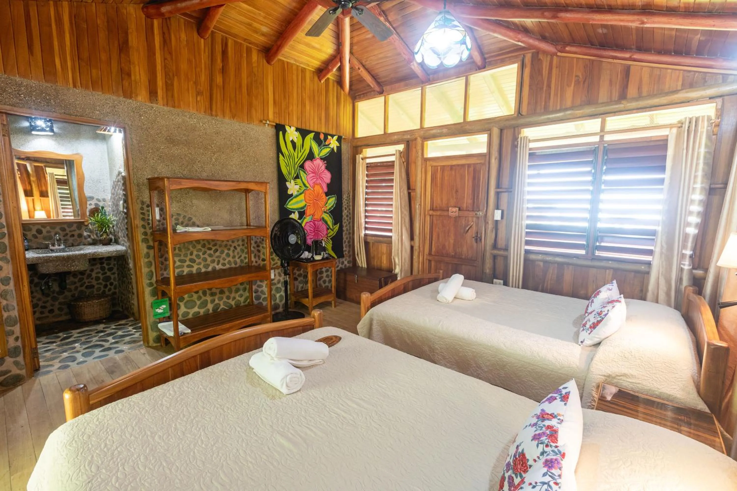 Bed in La Cusinga Lodge
