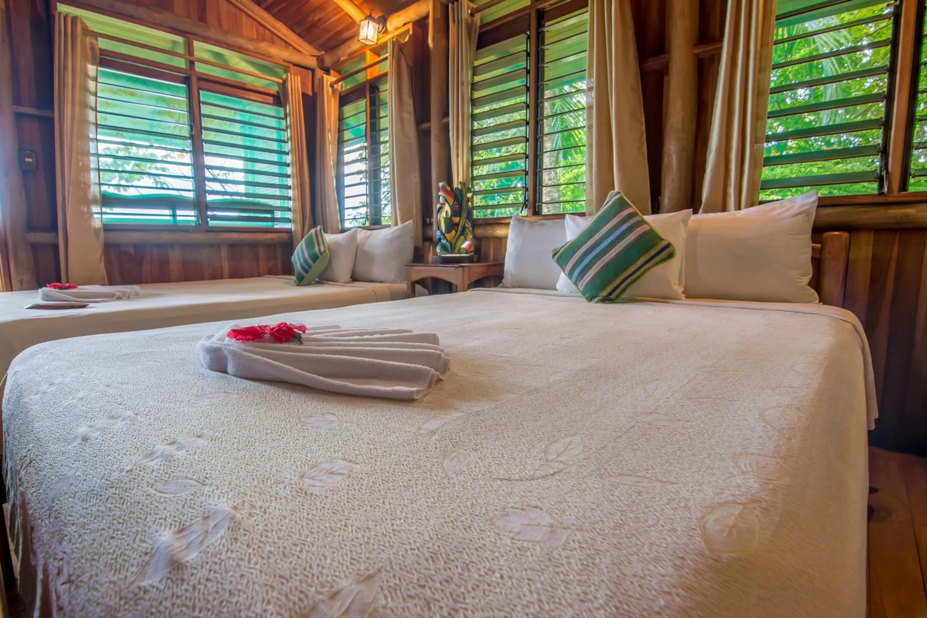 Bed in La Cusinga Lodge