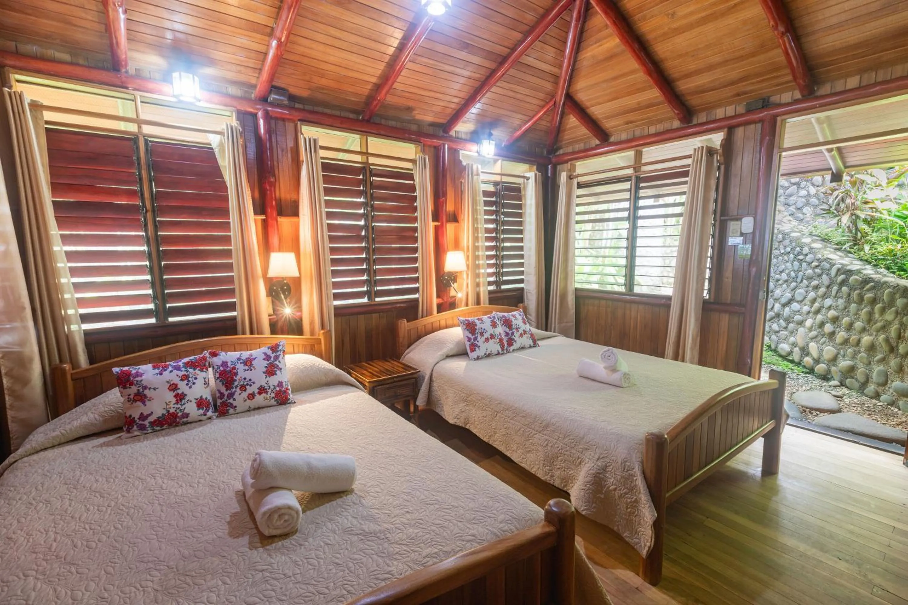 Bed in La Cusinga Lodge