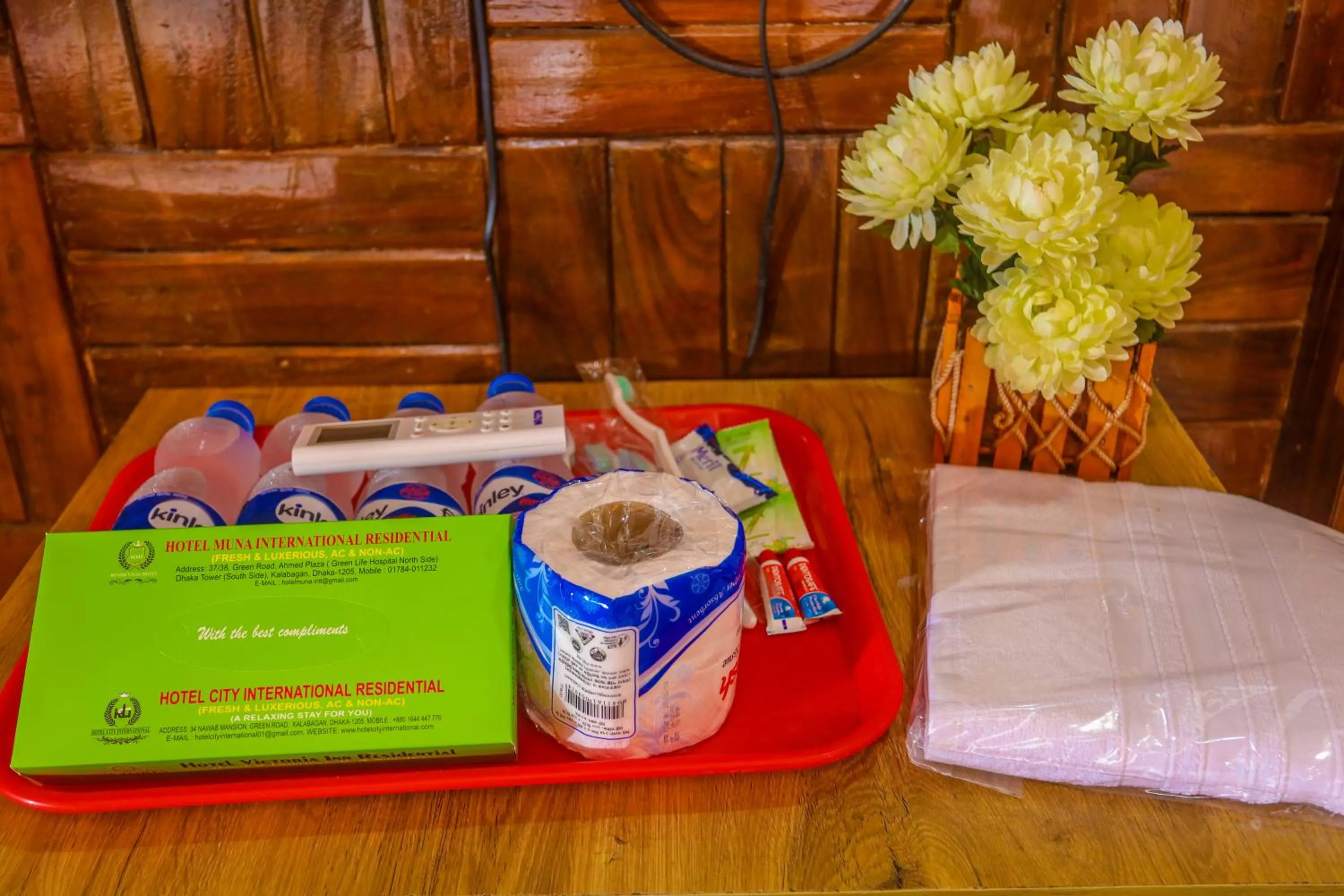 towels in Hotel City International Green Road