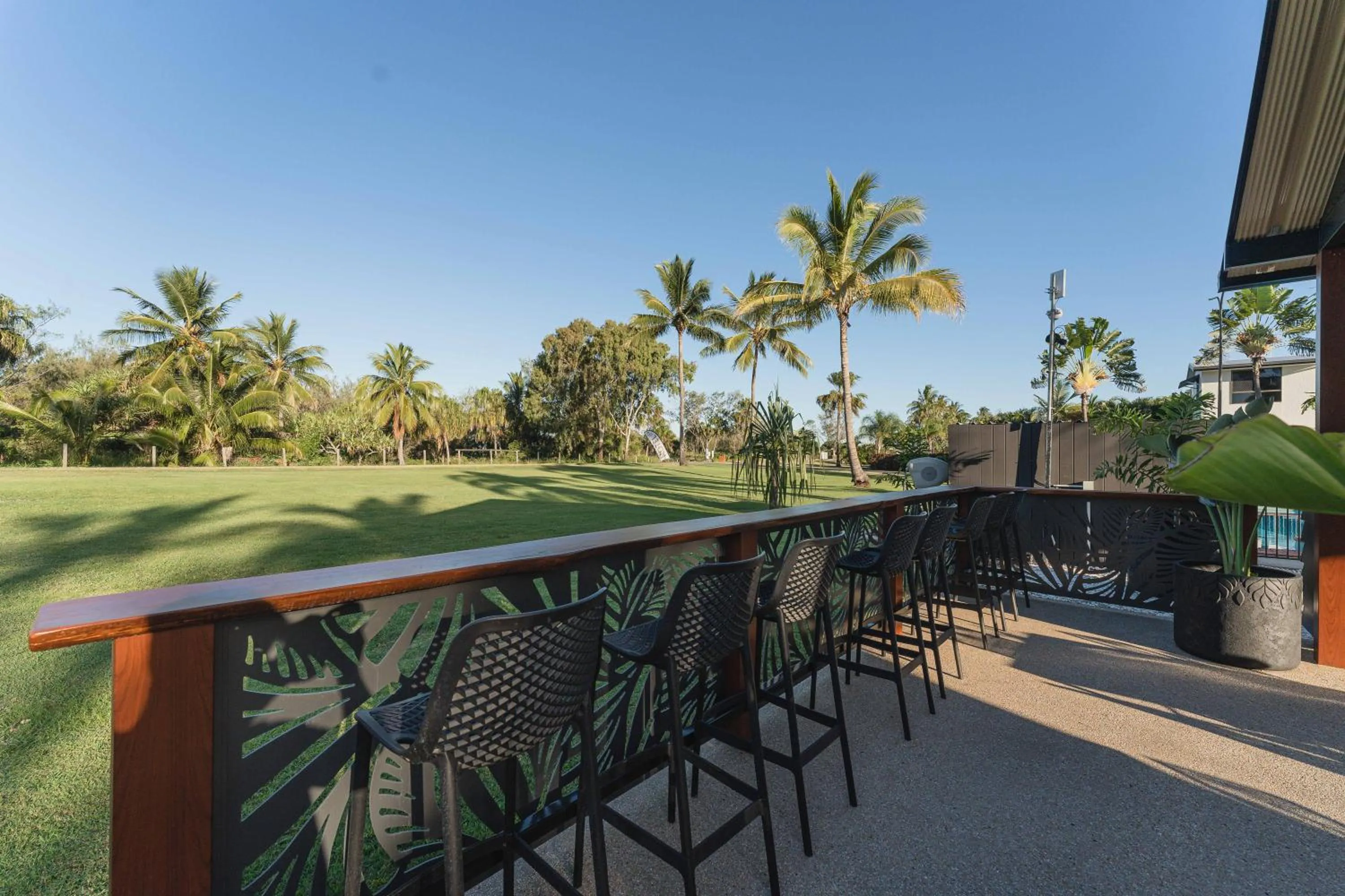 Natural landscape in Kinka Palms Motel