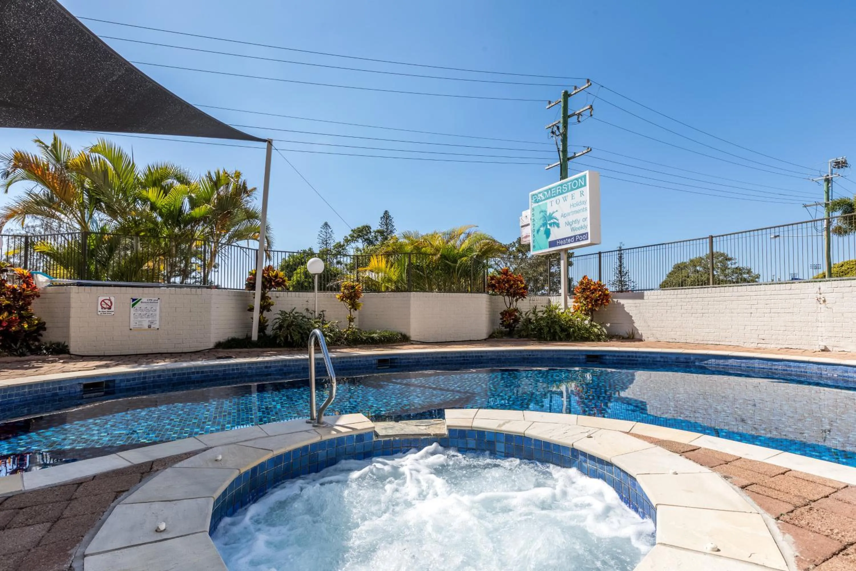 Swimming pool in Palmerston Tower on Southport Broadwater