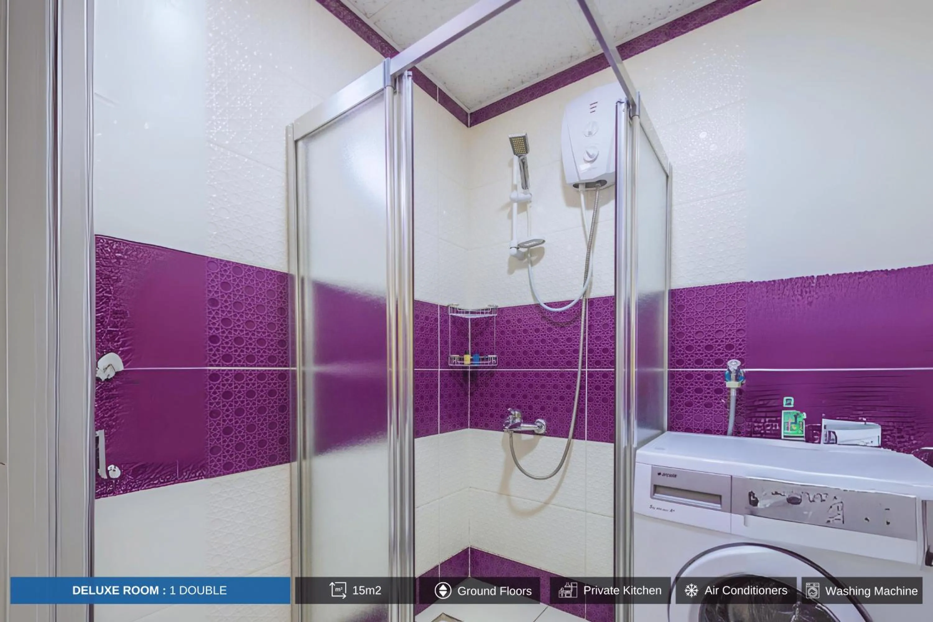 Shower in Antalya Residence Hotel