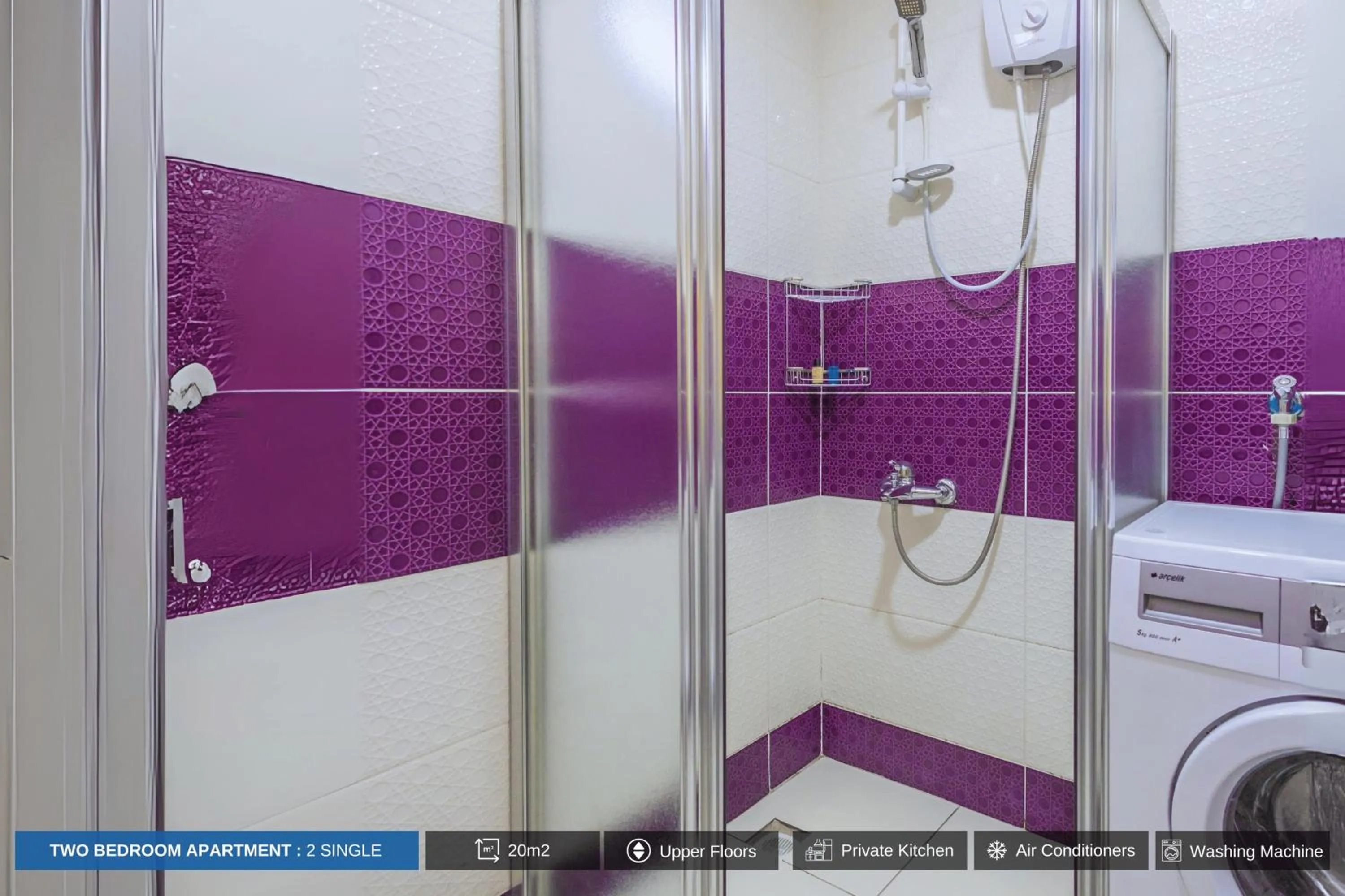 Shower in Antalya Residence Hotel