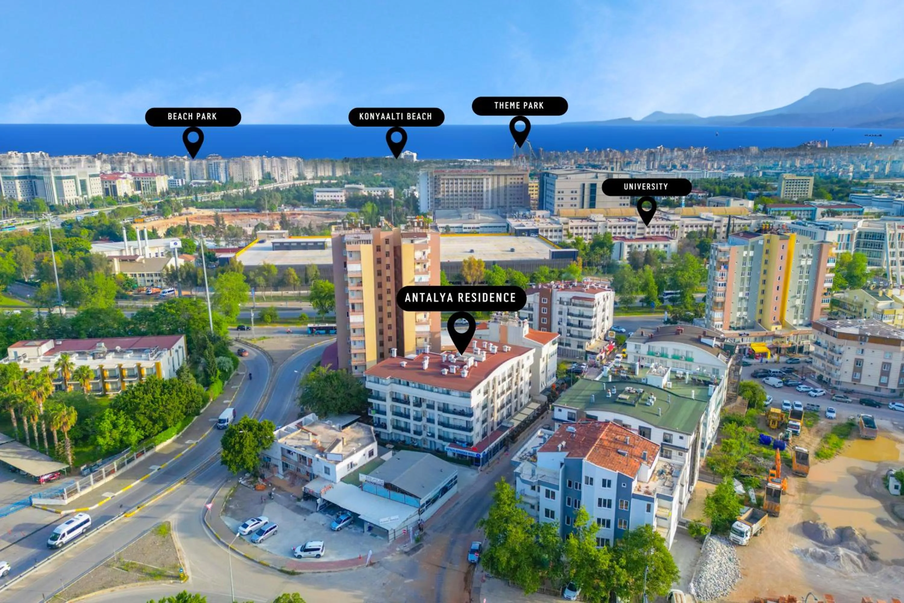 Property building in Antalya Residence Hotel