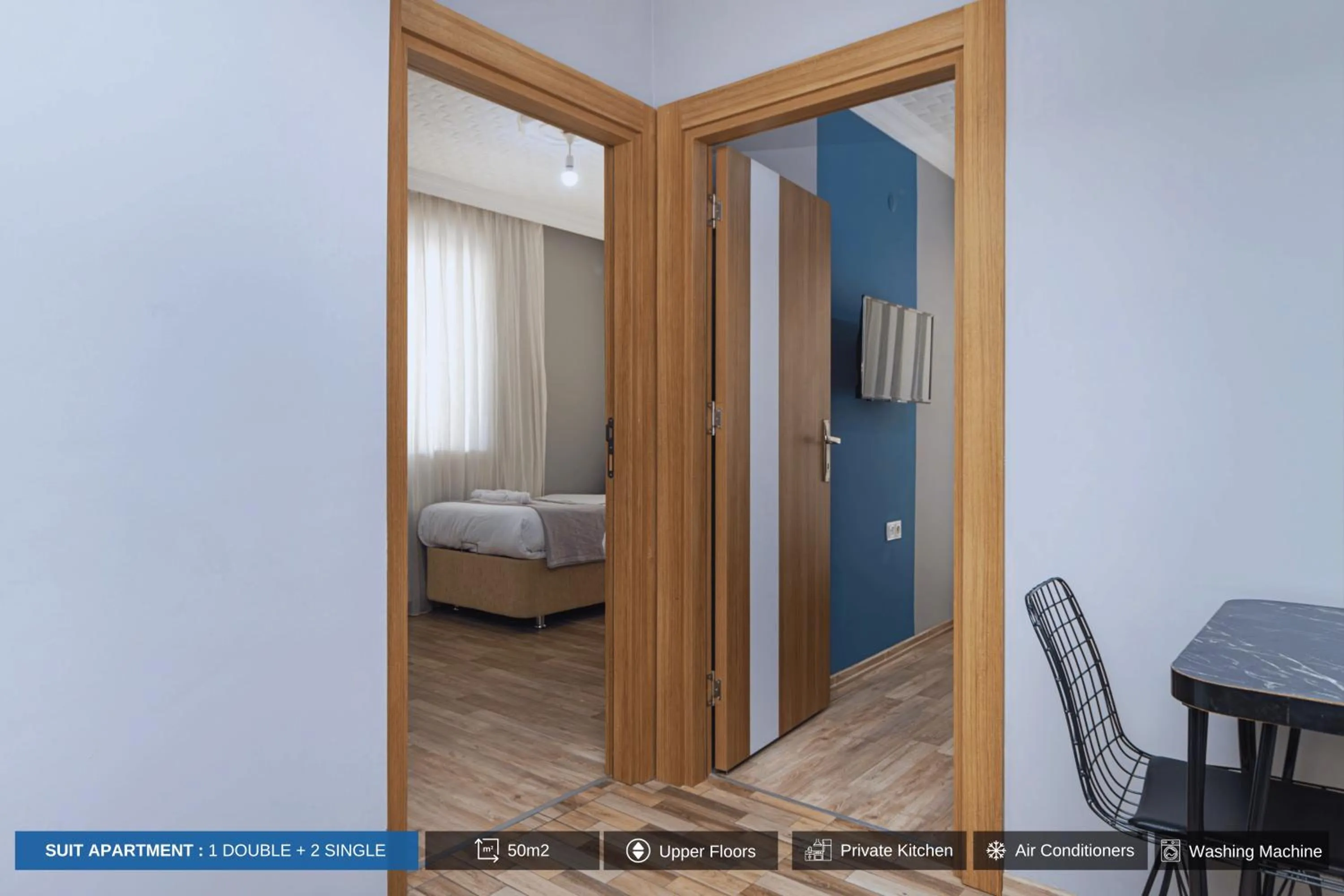 Bed in Antalya Residence Hotel