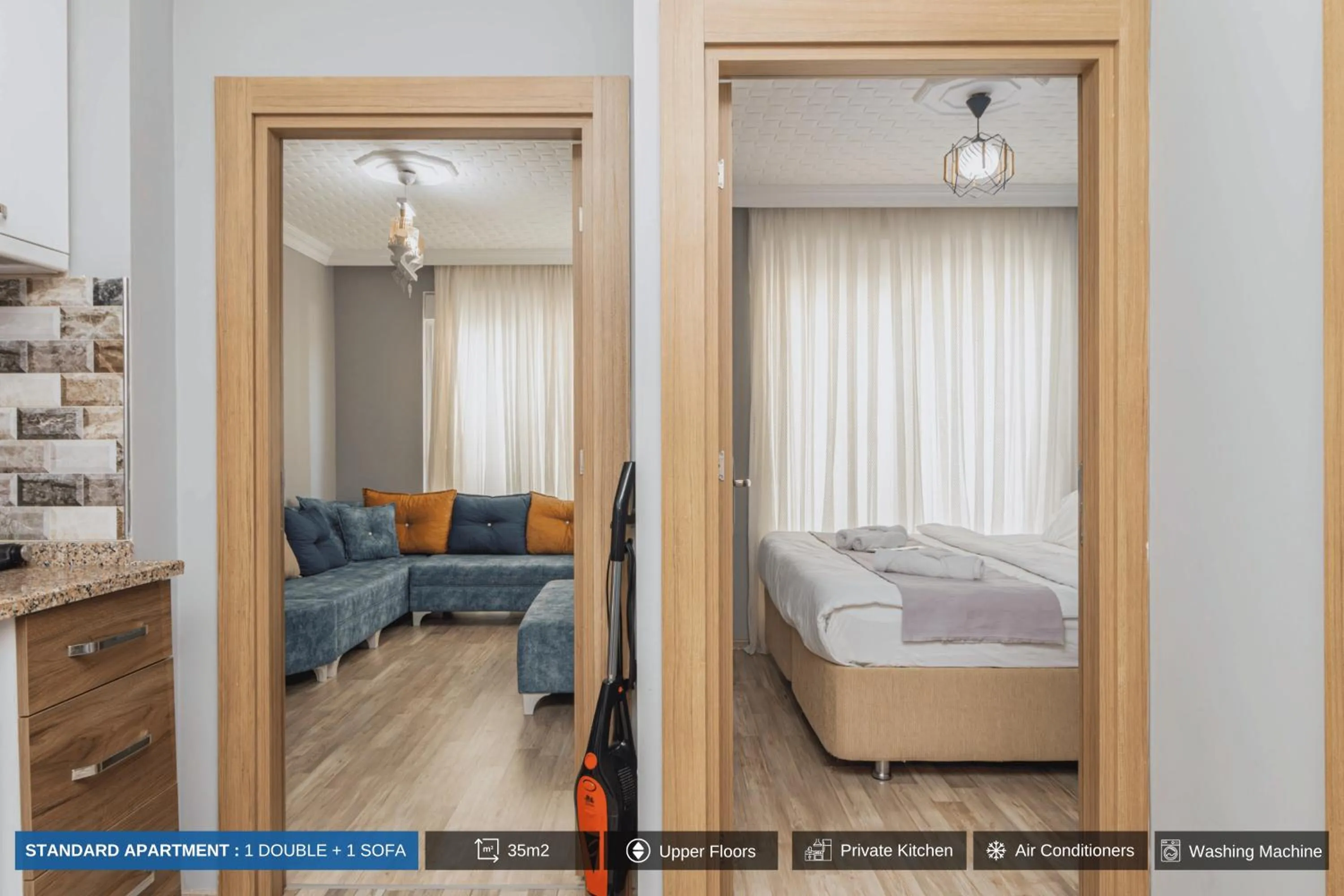 Bed in Antalya Residence Hotel