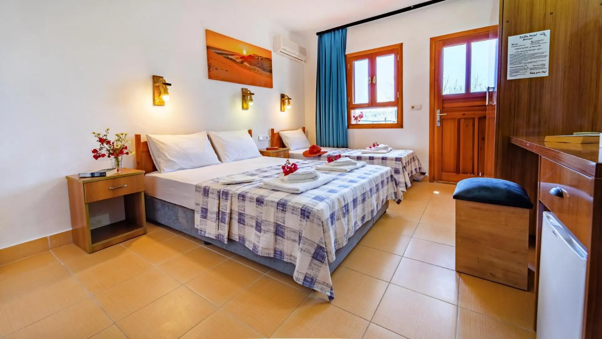 Photo of the whole room, Bed in Patara Delfin Hotel