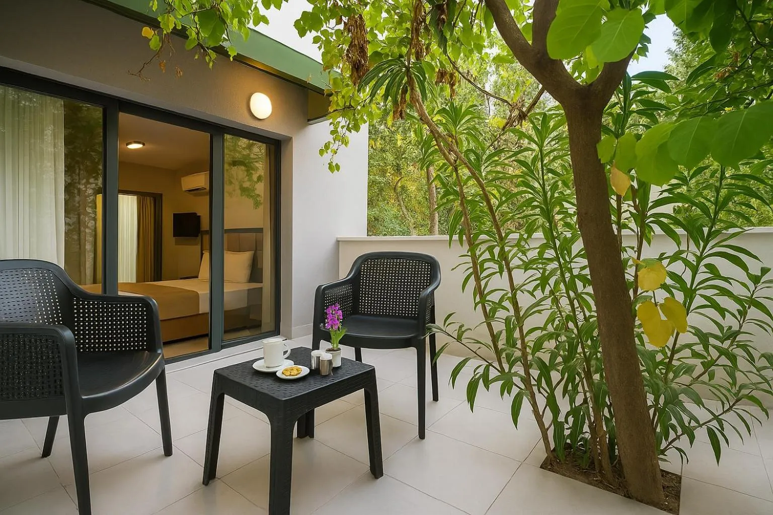 Patio in Magia Hotel - Spa & Wellness