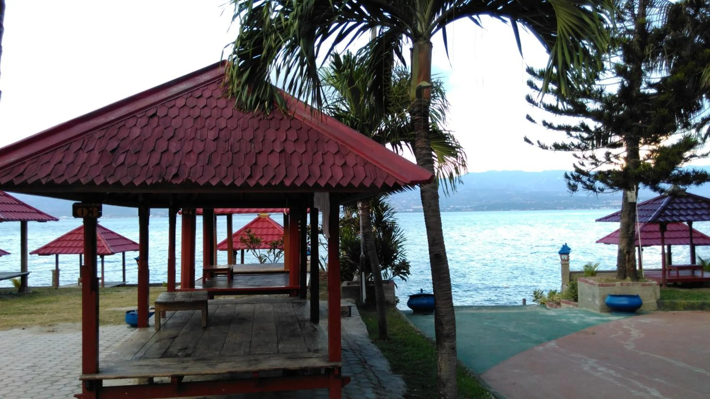 Sea view in Amazing Beach Resort Palu