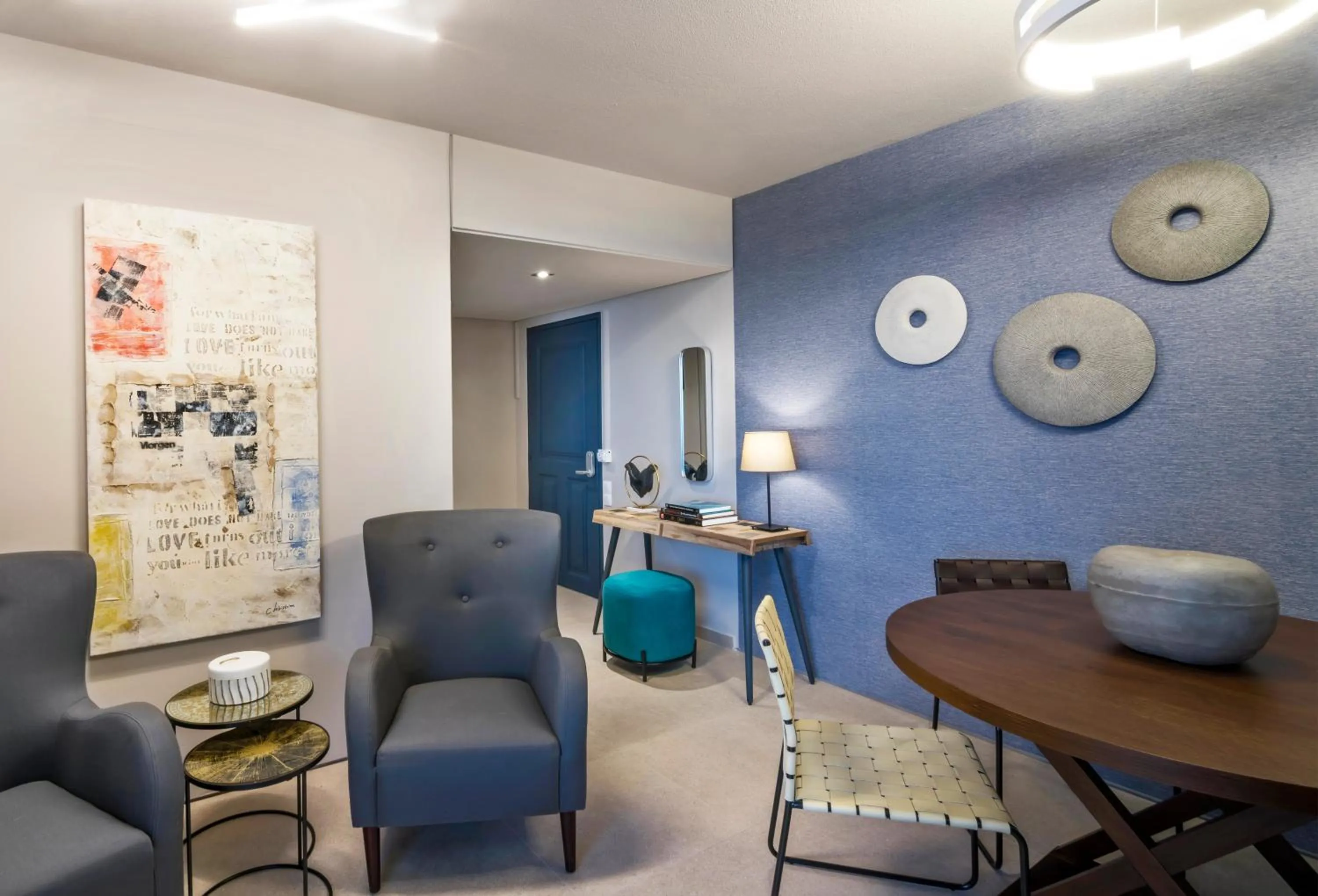 Living room in Marina Alimos Hotel Apartments