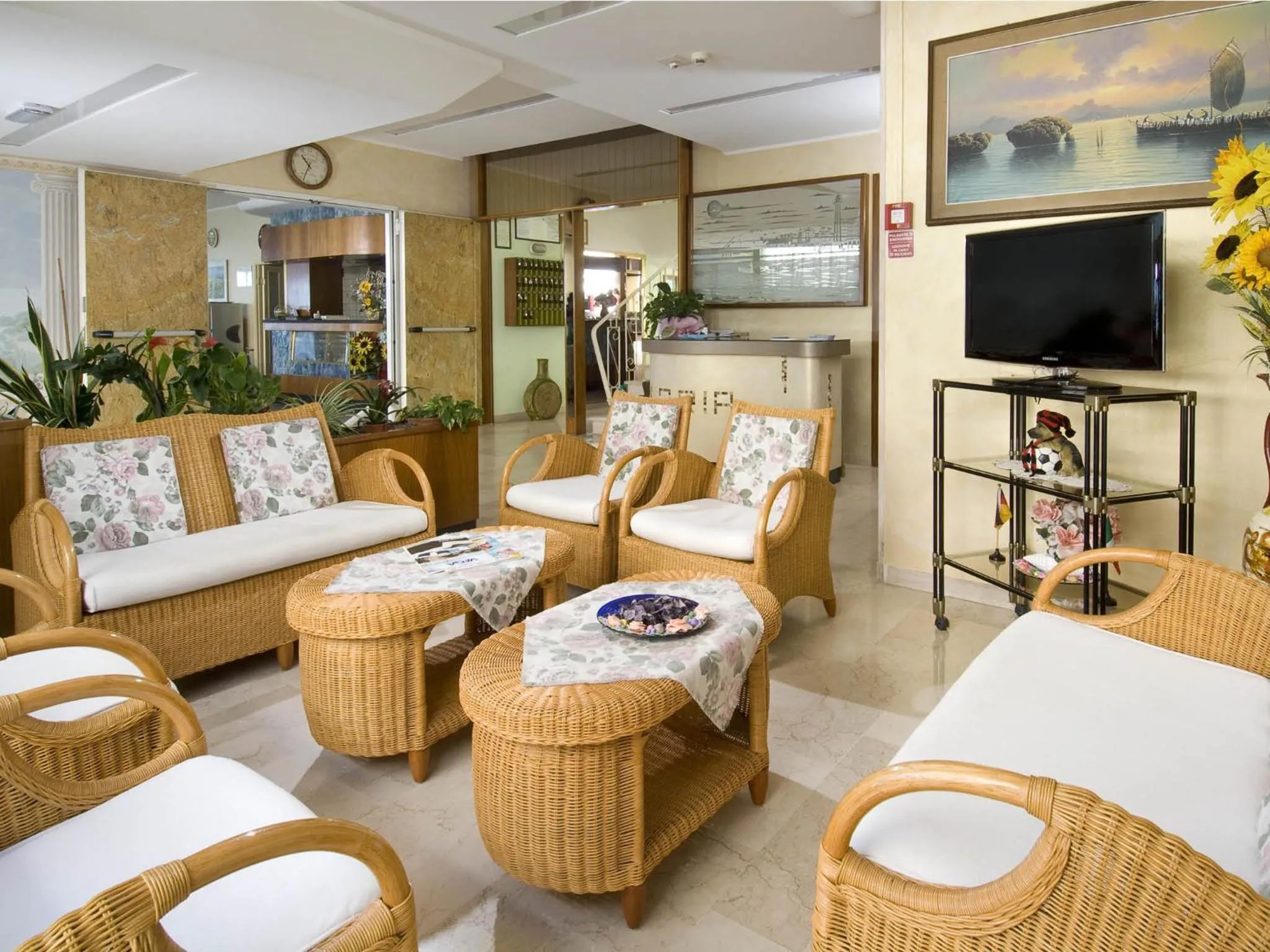 Living room in Hotel Gloria