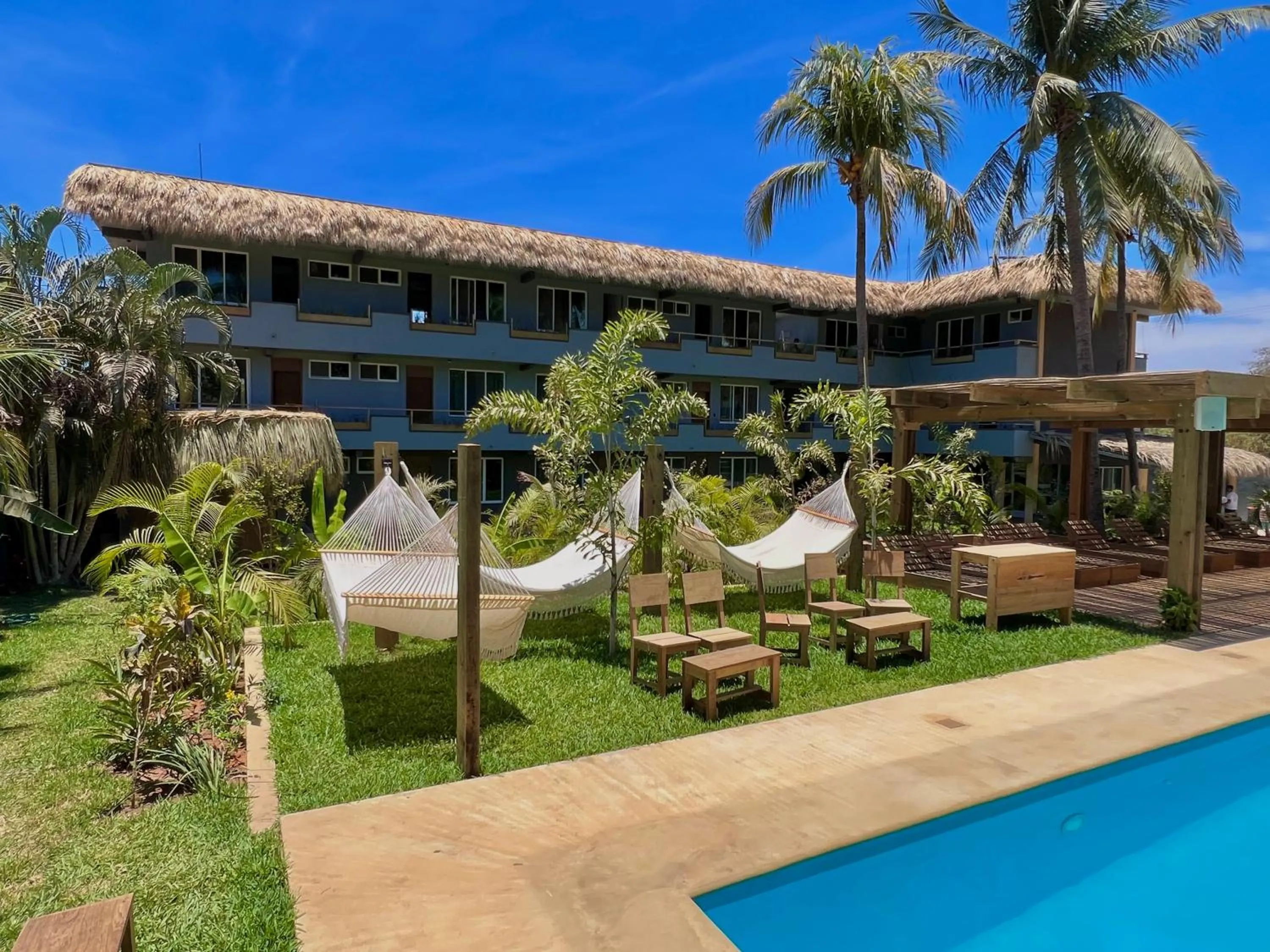 Garden in Straw Hat Surf Hostel & Bar