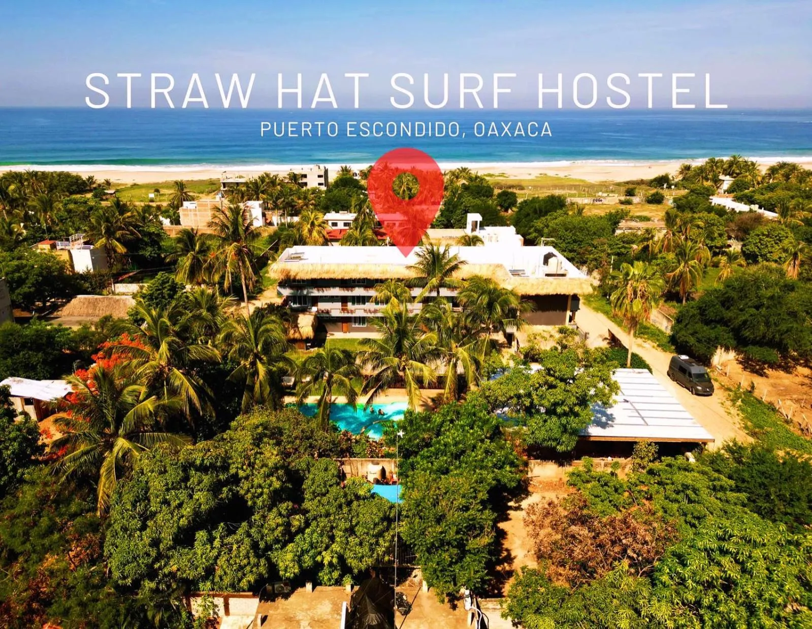 Property building in Straw Hat Surf Hostel & Bar