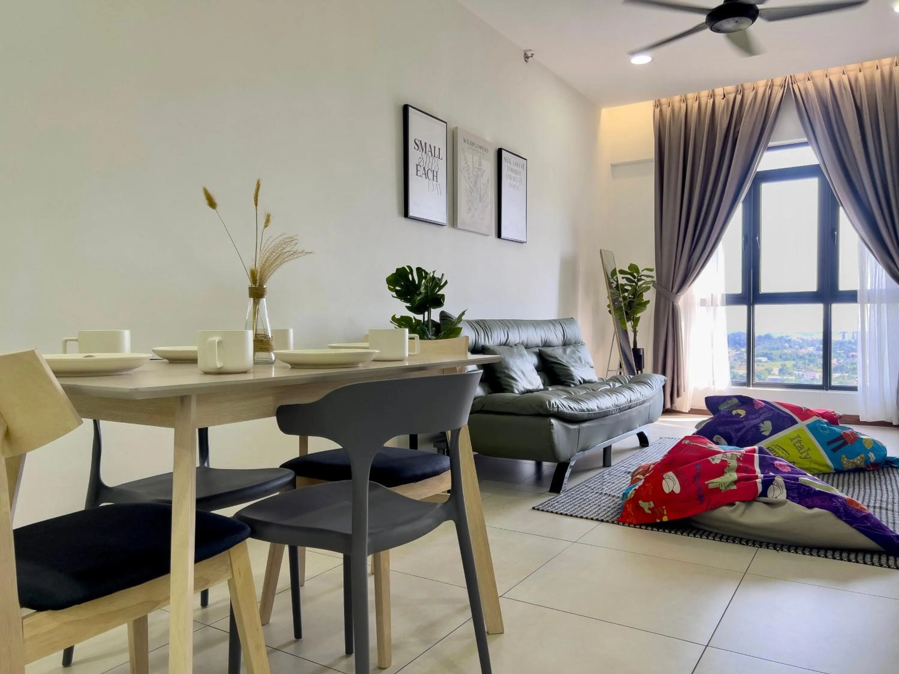 Bed in Hush Inn at K Avenue Kota Kinabalu