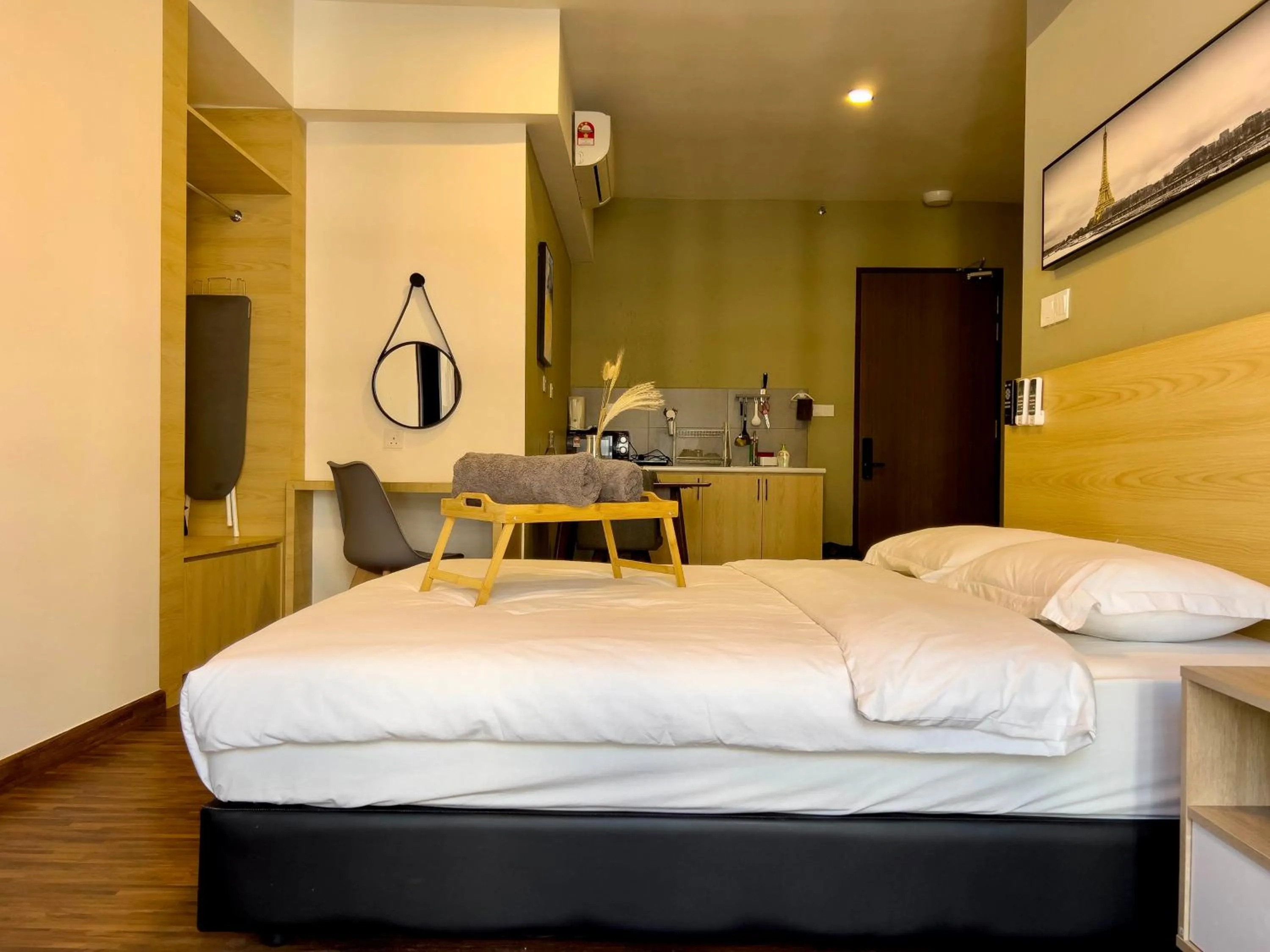 Bed in Hush Inn at K Avenue Kota Kinabalu