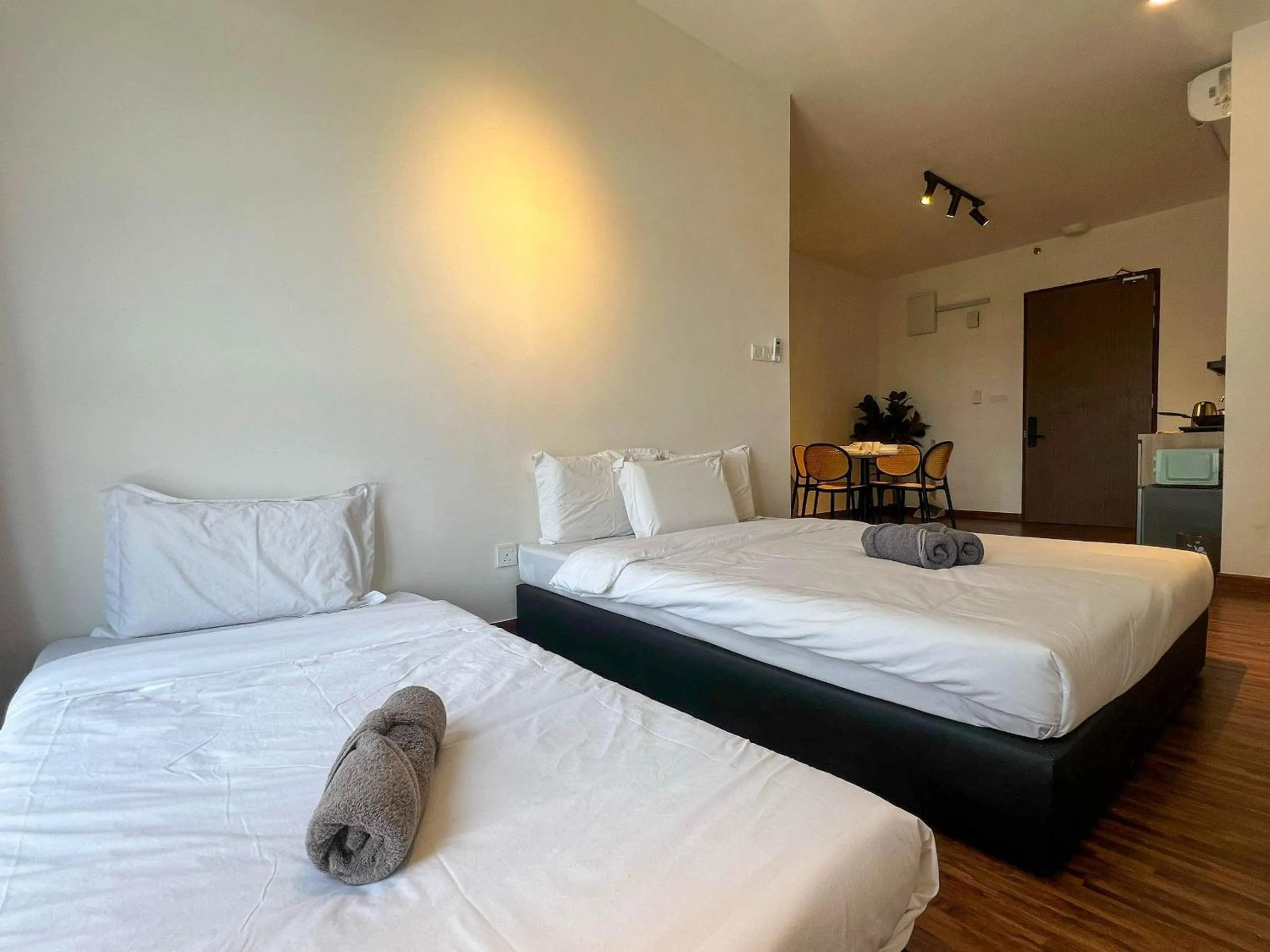 Bed in Hush Inn at K Avenue Kota Kinabalu