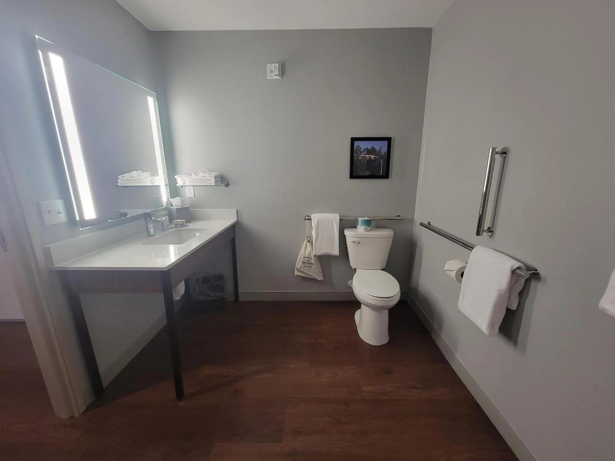 Bathroom in AmericInn by Wyndham International Falls