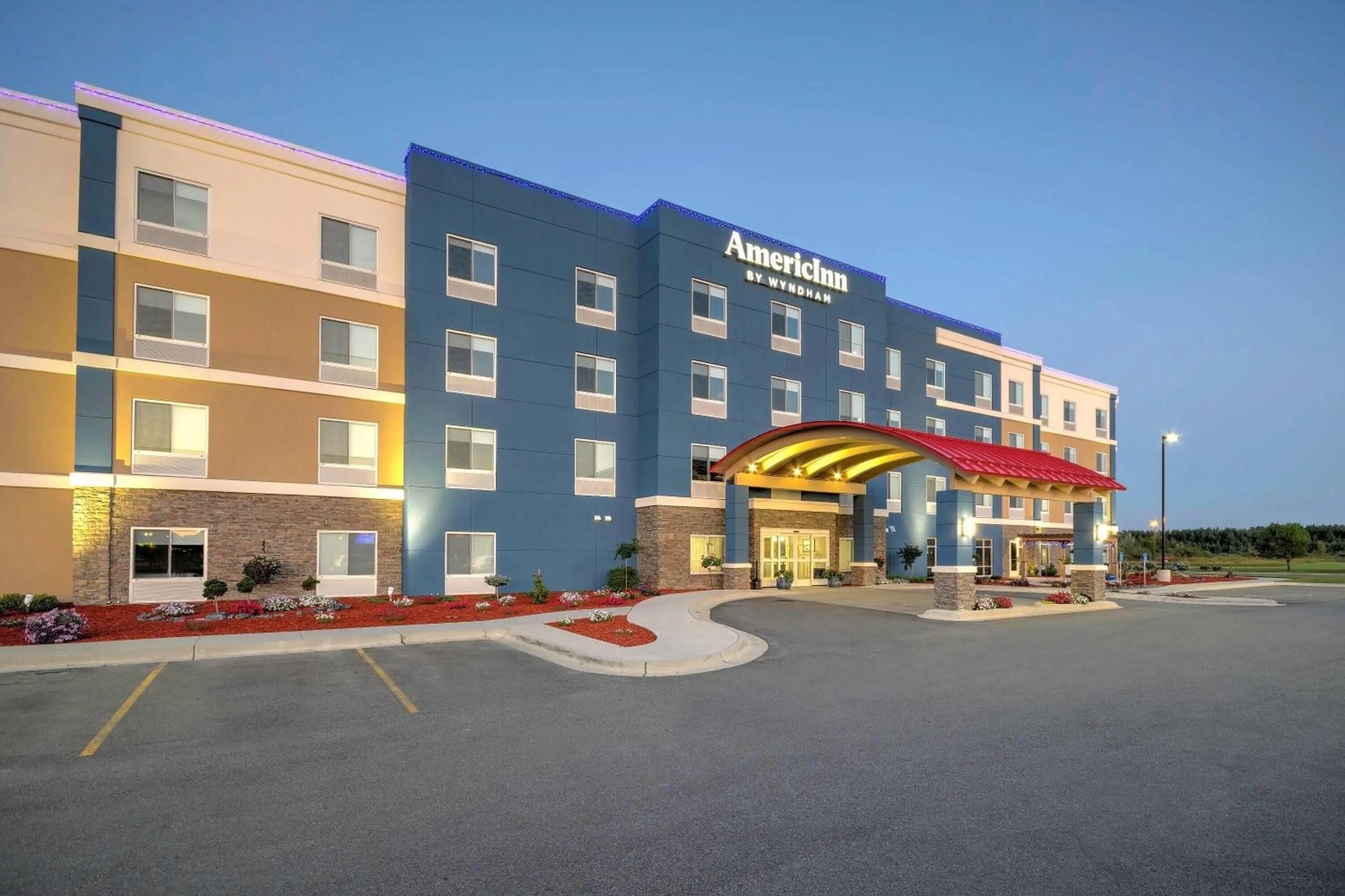 Property building in AmericInn by Wyndham International Falls