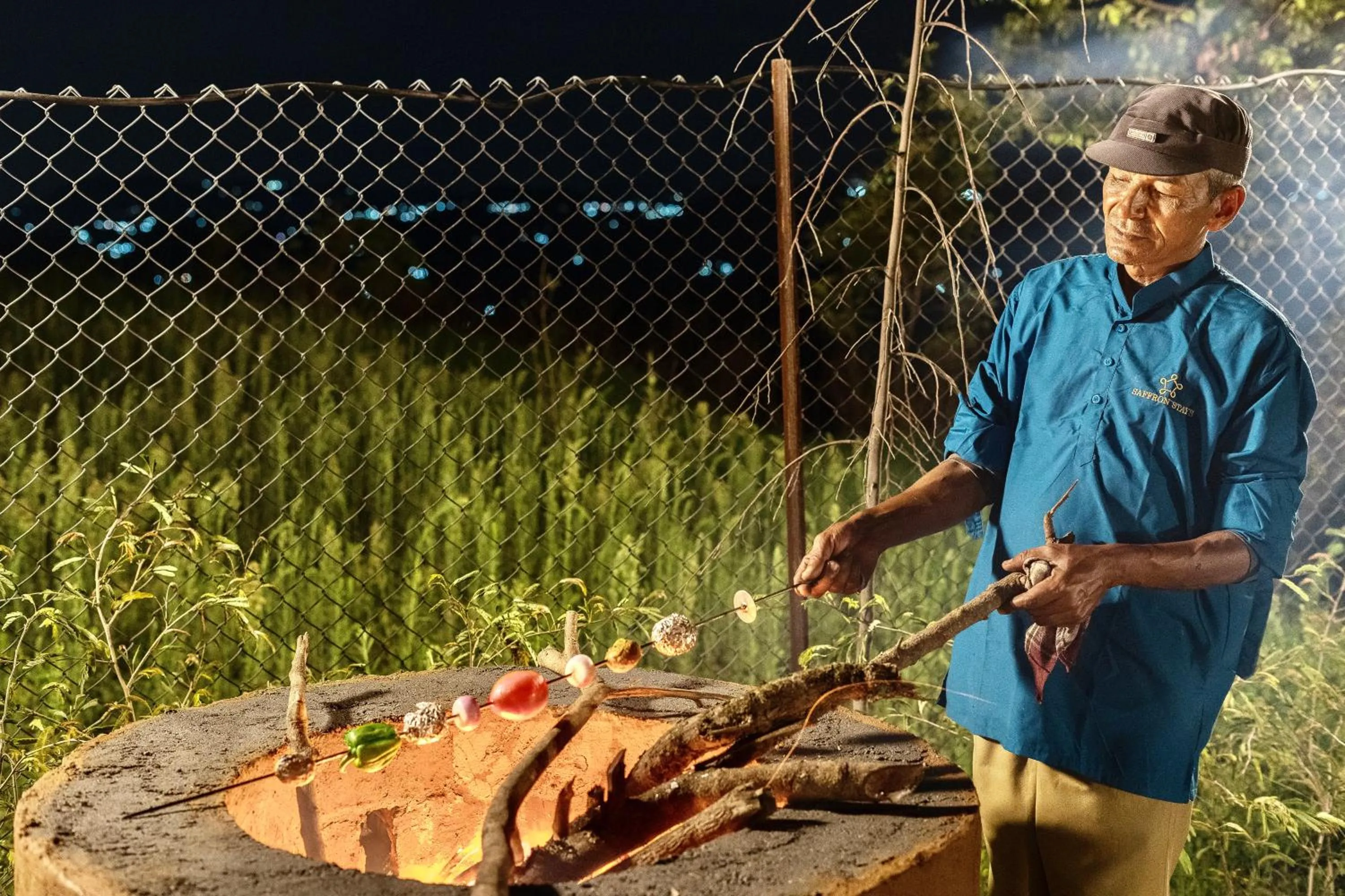 Staff in SaffronStays Glasshouse Celeste, Ranikhet - luxurious glass villa with breathtaking views