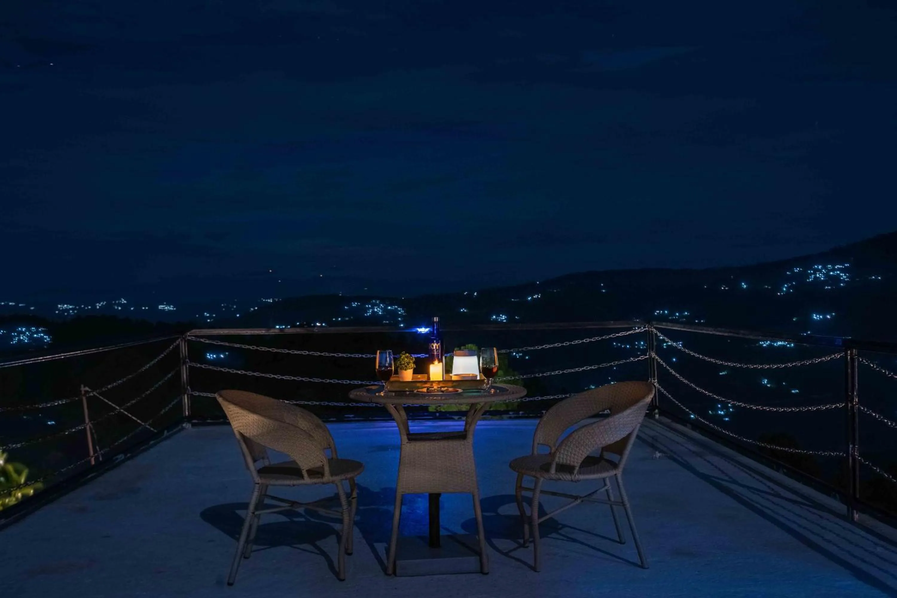 Night in SaffronStays Glasshouse Celeste, Ranikhet - luxurious glass villa with breathtaking views