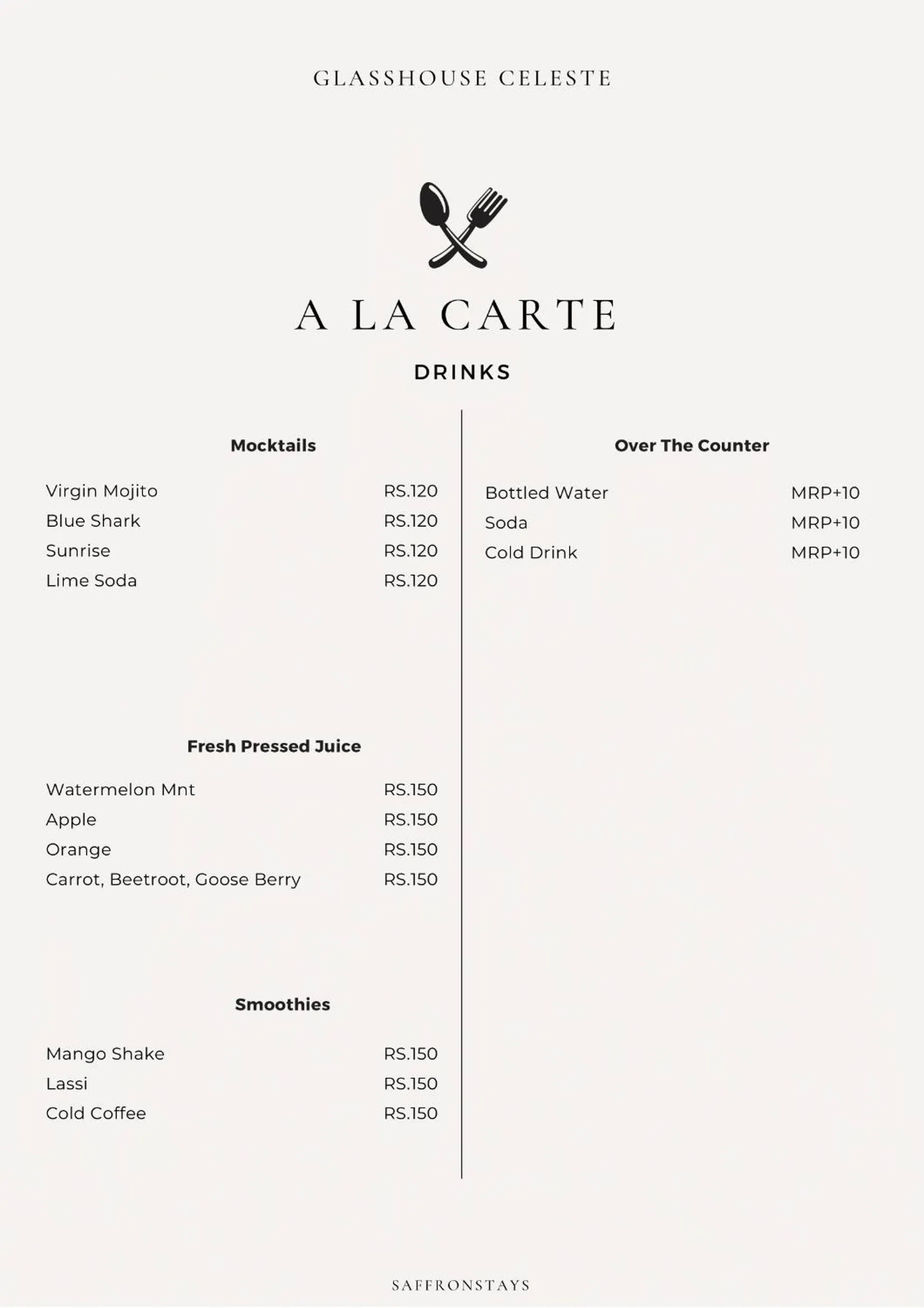 Food in SaffronStays Glasshouse Celeste, Ranikhet - luxurious glass villa with breathtaking views