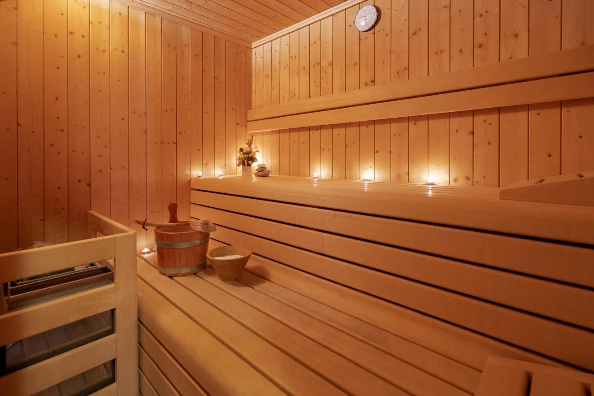 Sauna in Agriturismo Al Tralcio