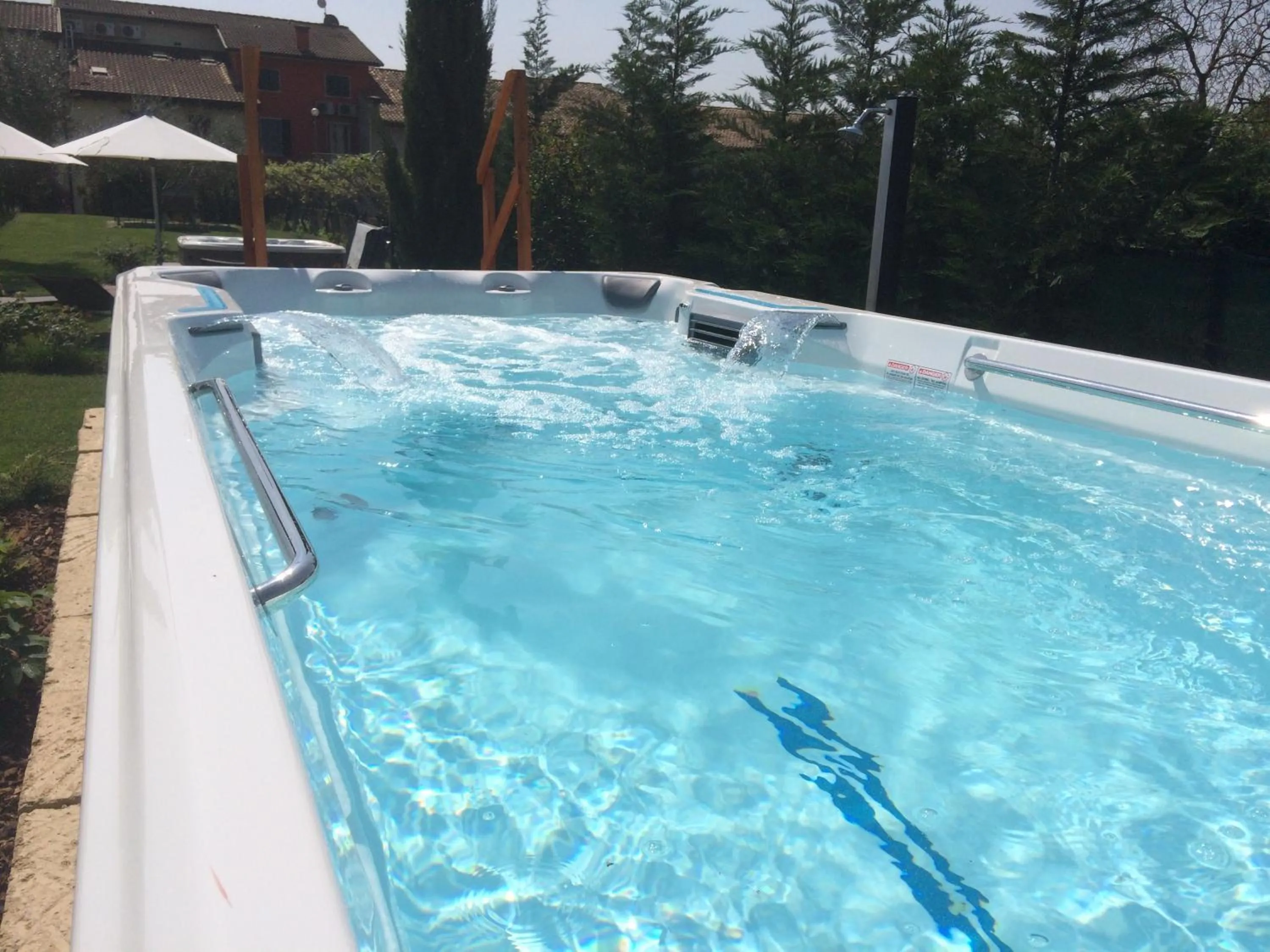 Hot Tub in Agriturismo Al Tralcio