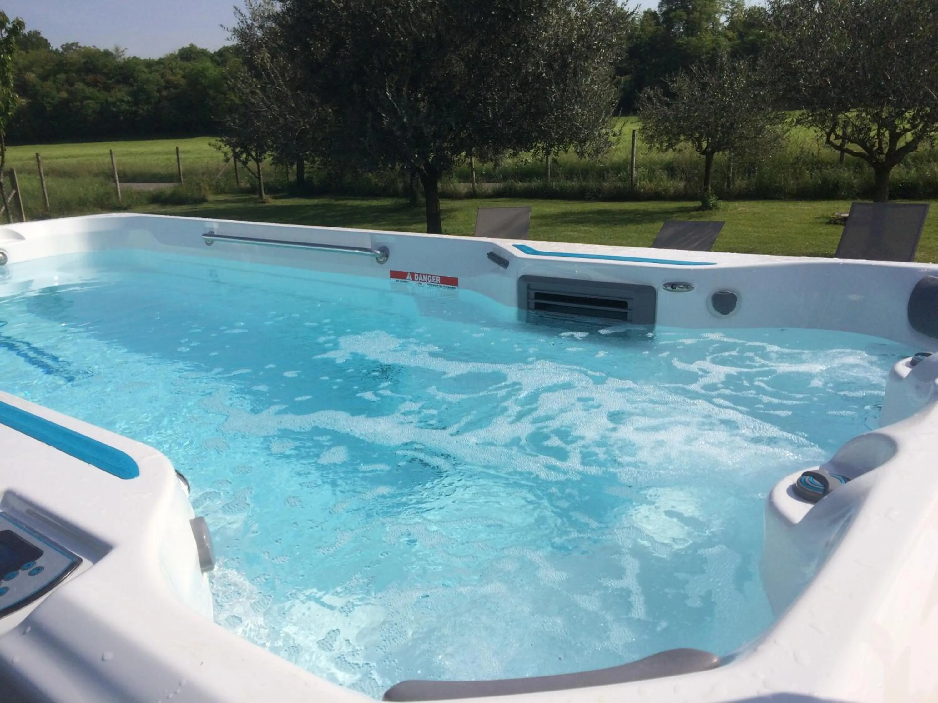 Hot Tub in Agriturismo Al Tralcio