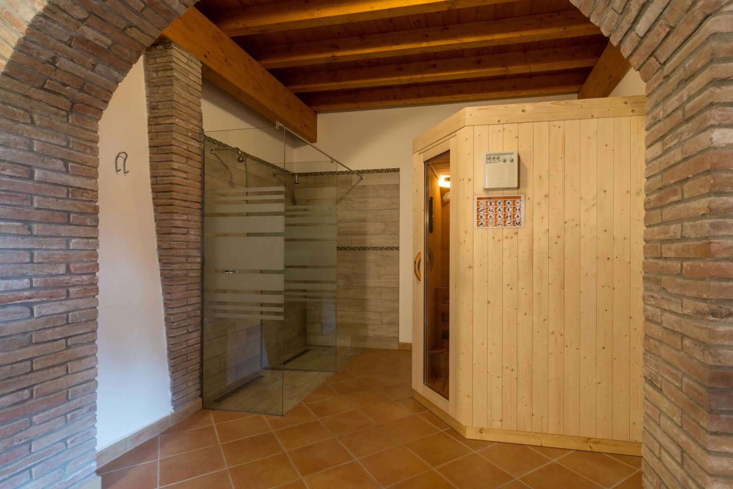 Sauna in Agriturismo Al Tralcio