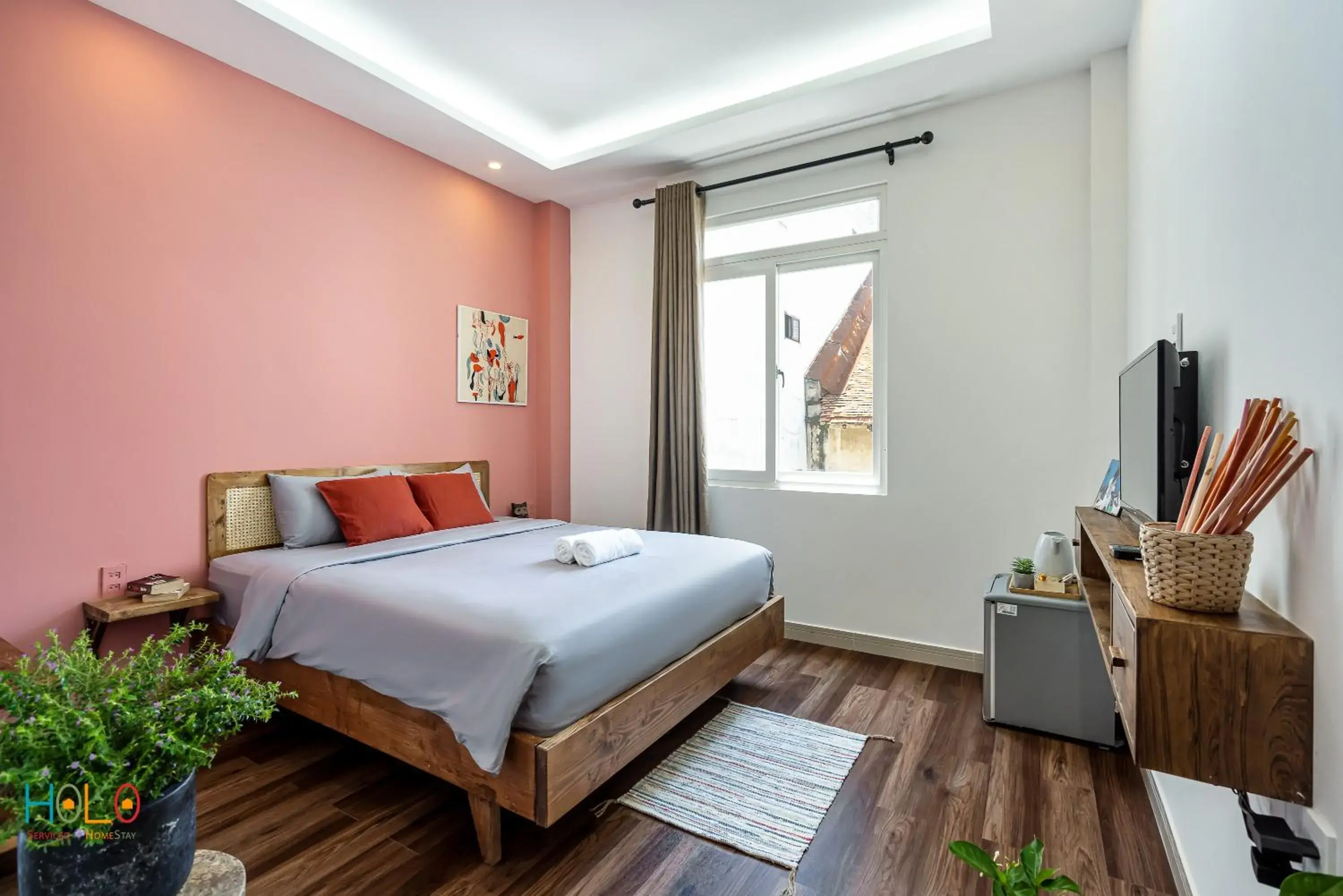 Standard Queen Room in HoLo Central Saigon - Serviced HomeStay Standard Queen Room in HoLo Central Saigon - Serviced HomeStay