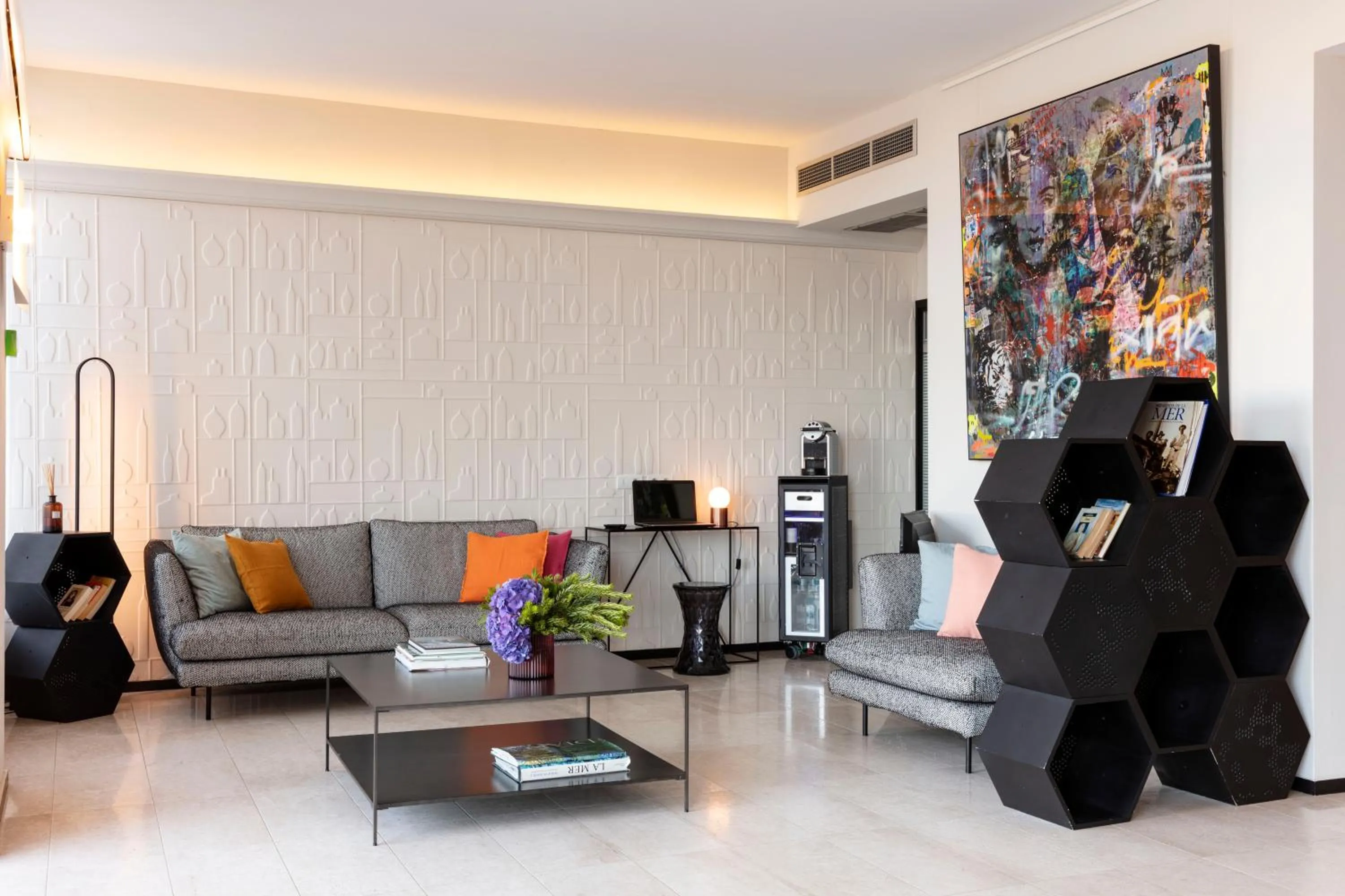 Lobby or reception in Hotel Alcyon