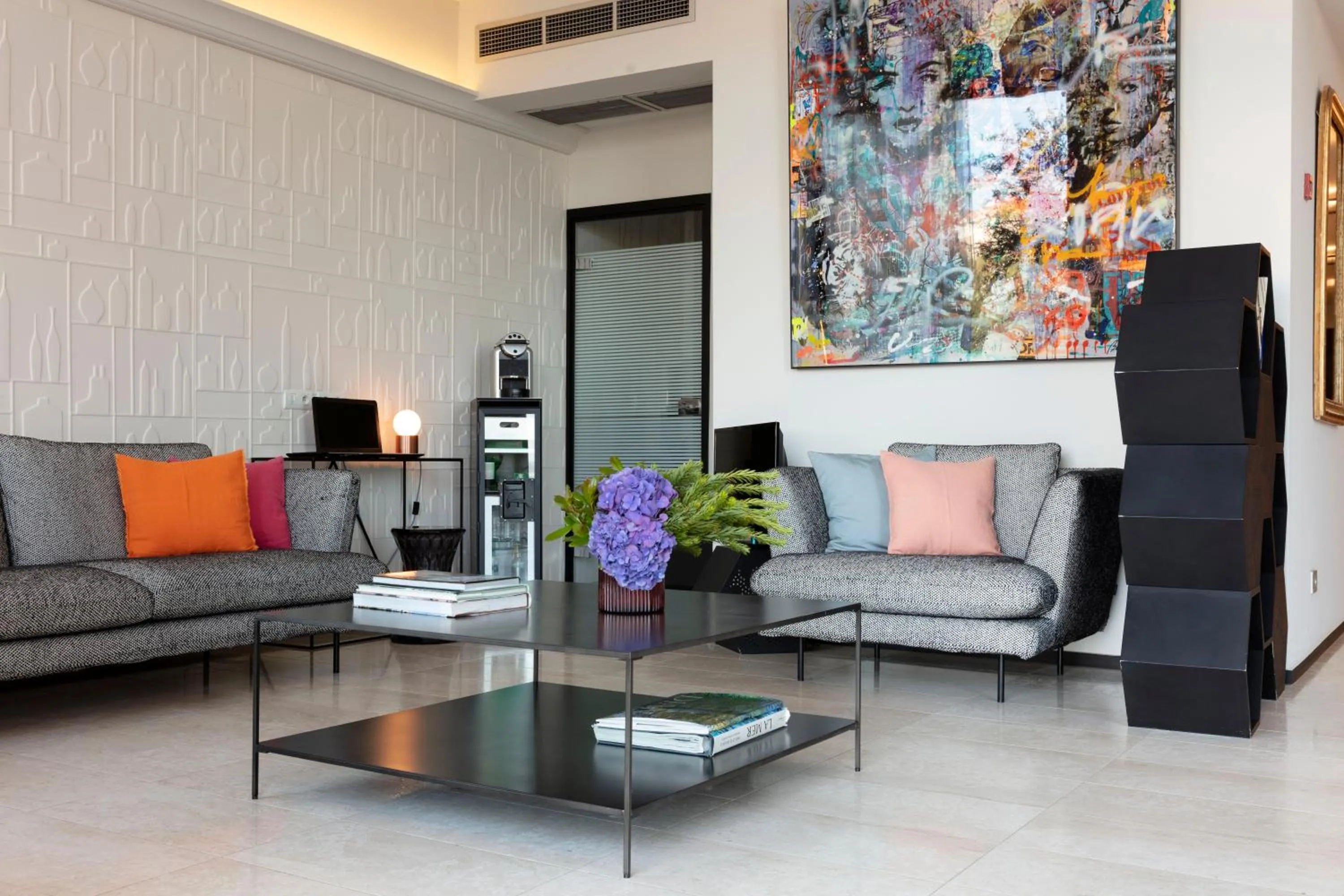 Living room in Hotel Alcyon