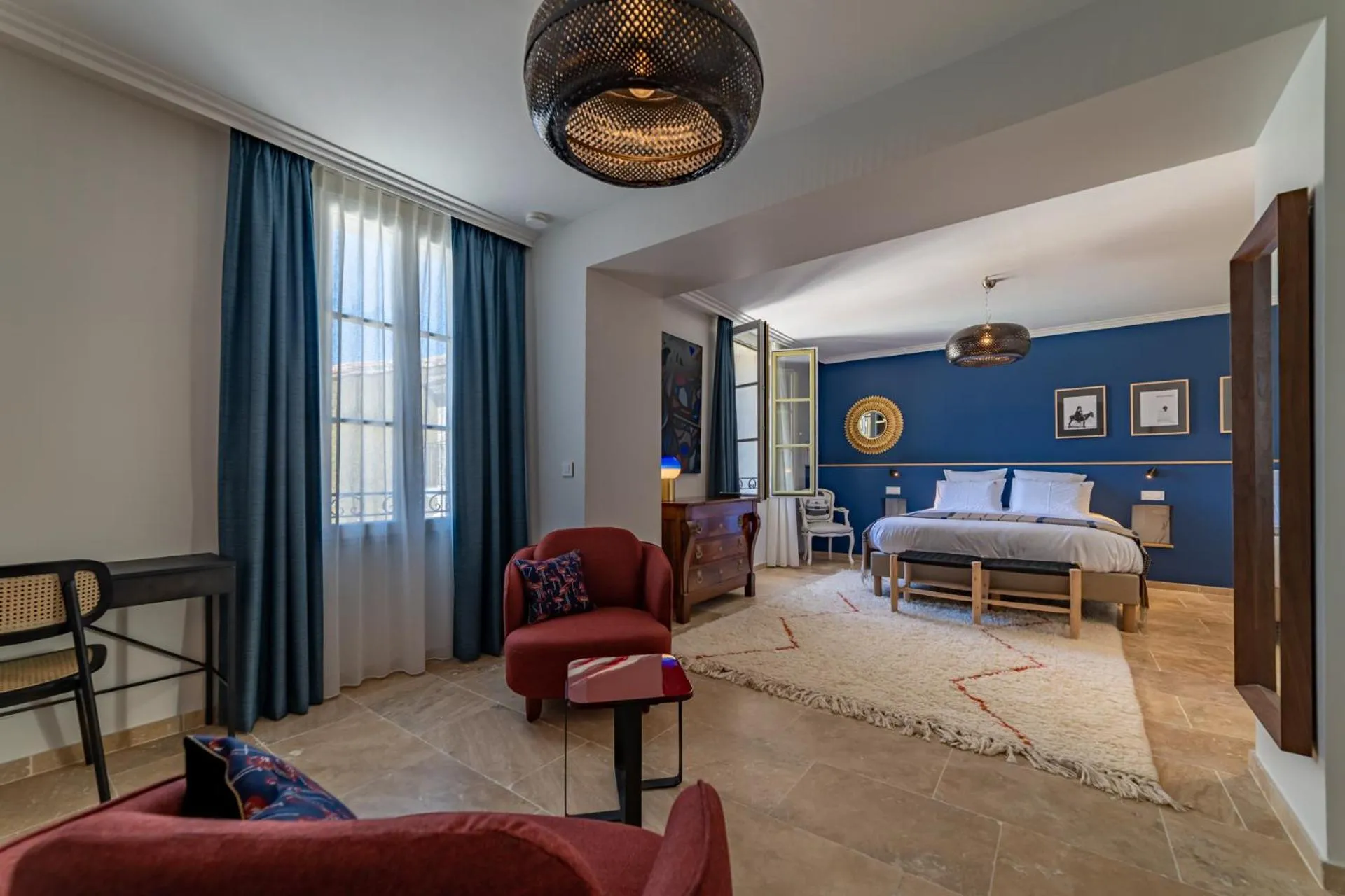 Living room, Bed in Marcelle en Camargue