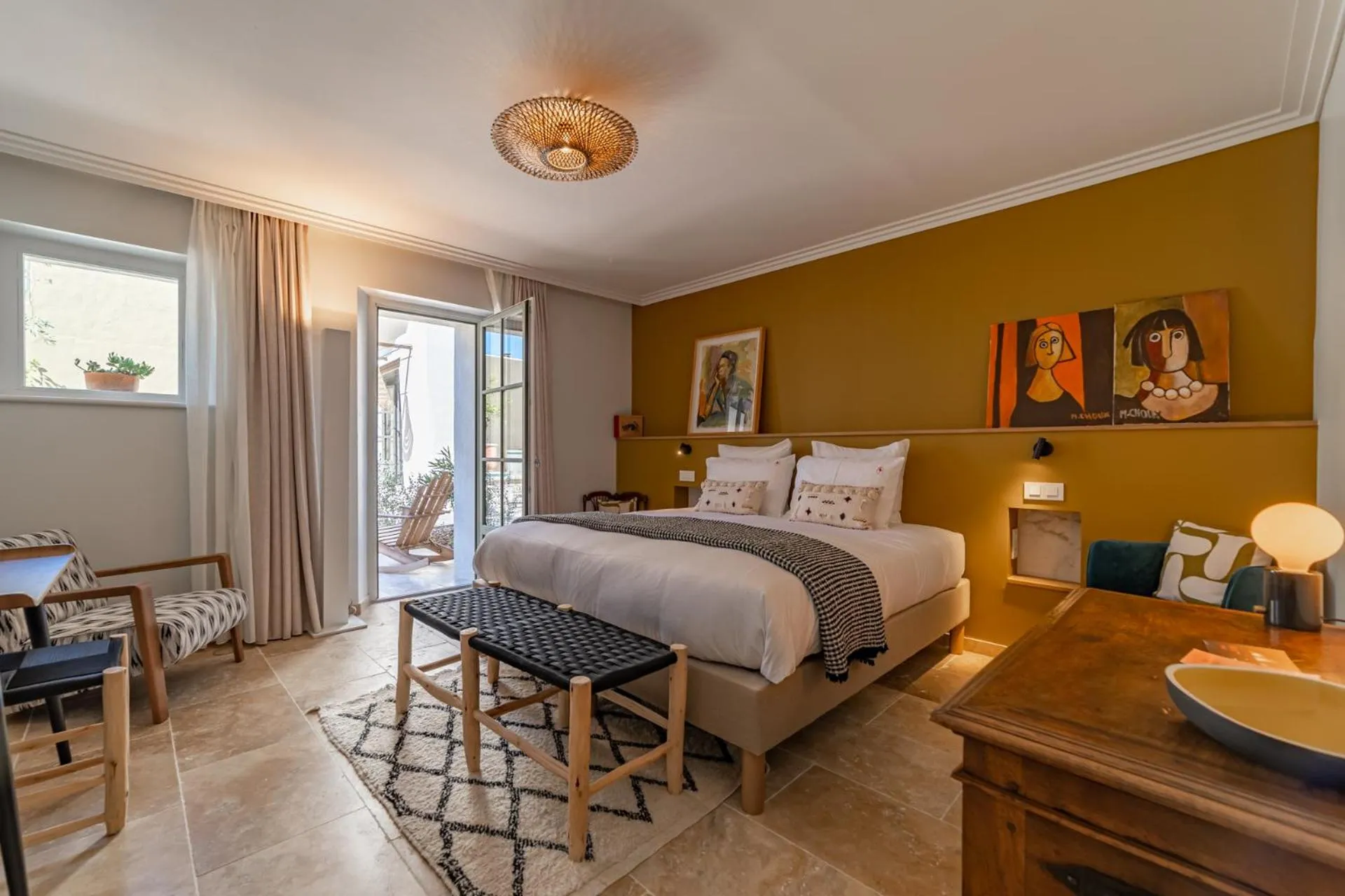 Garden view, Bed in Marcelle en Camargue
